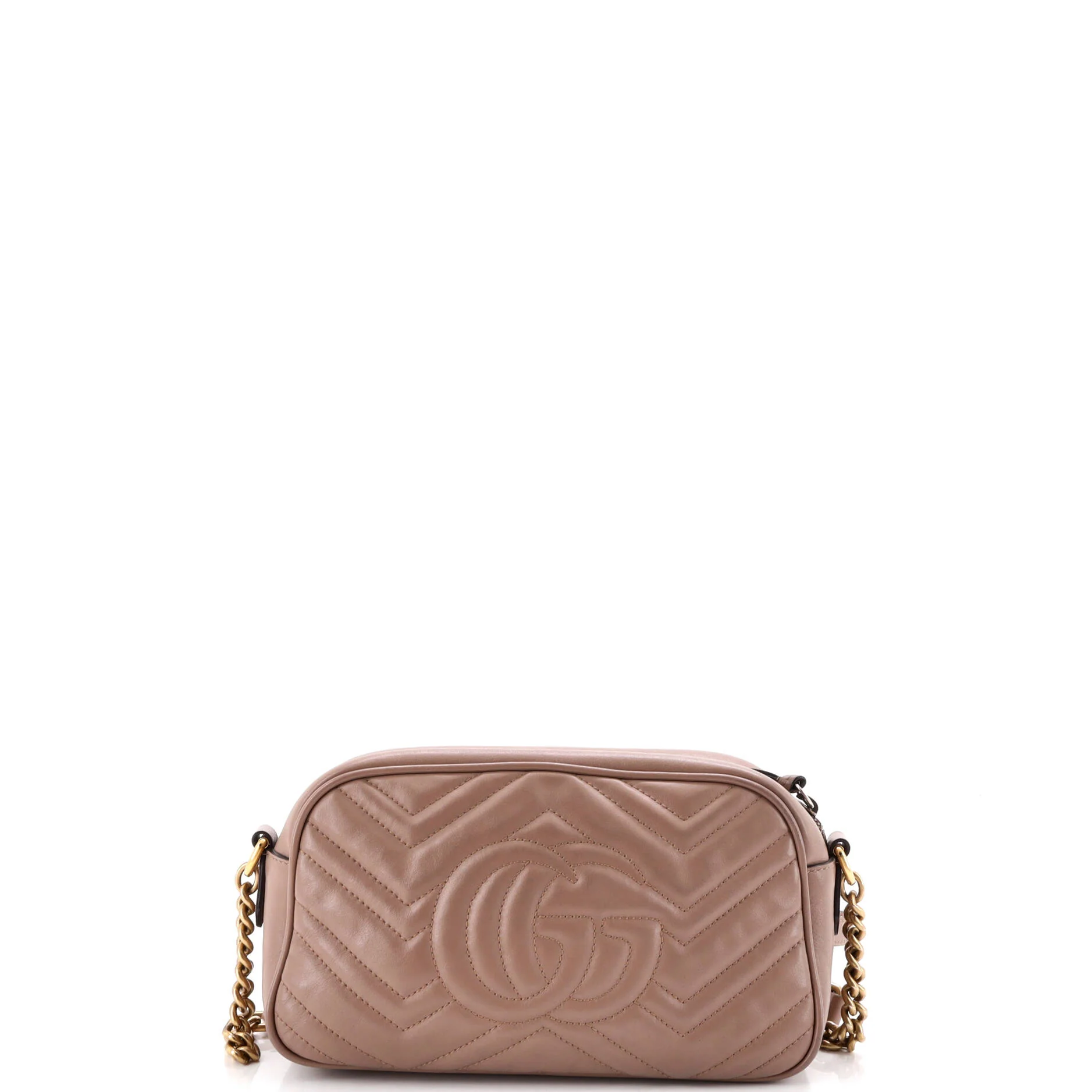 GG Marmont Shoulder Bag Matelasse Leather Small - Image 3