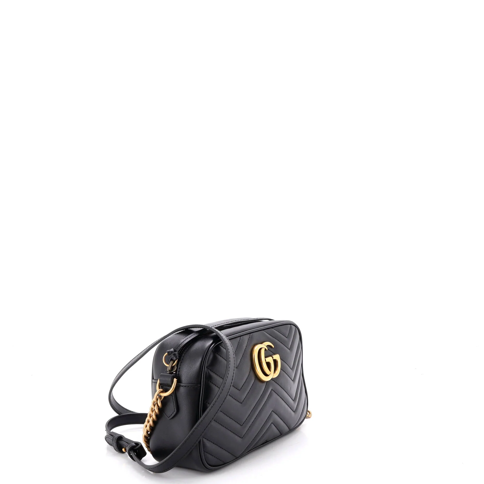 GG Marmont Shoulder Bag Matelasse Leather Small - Image 2