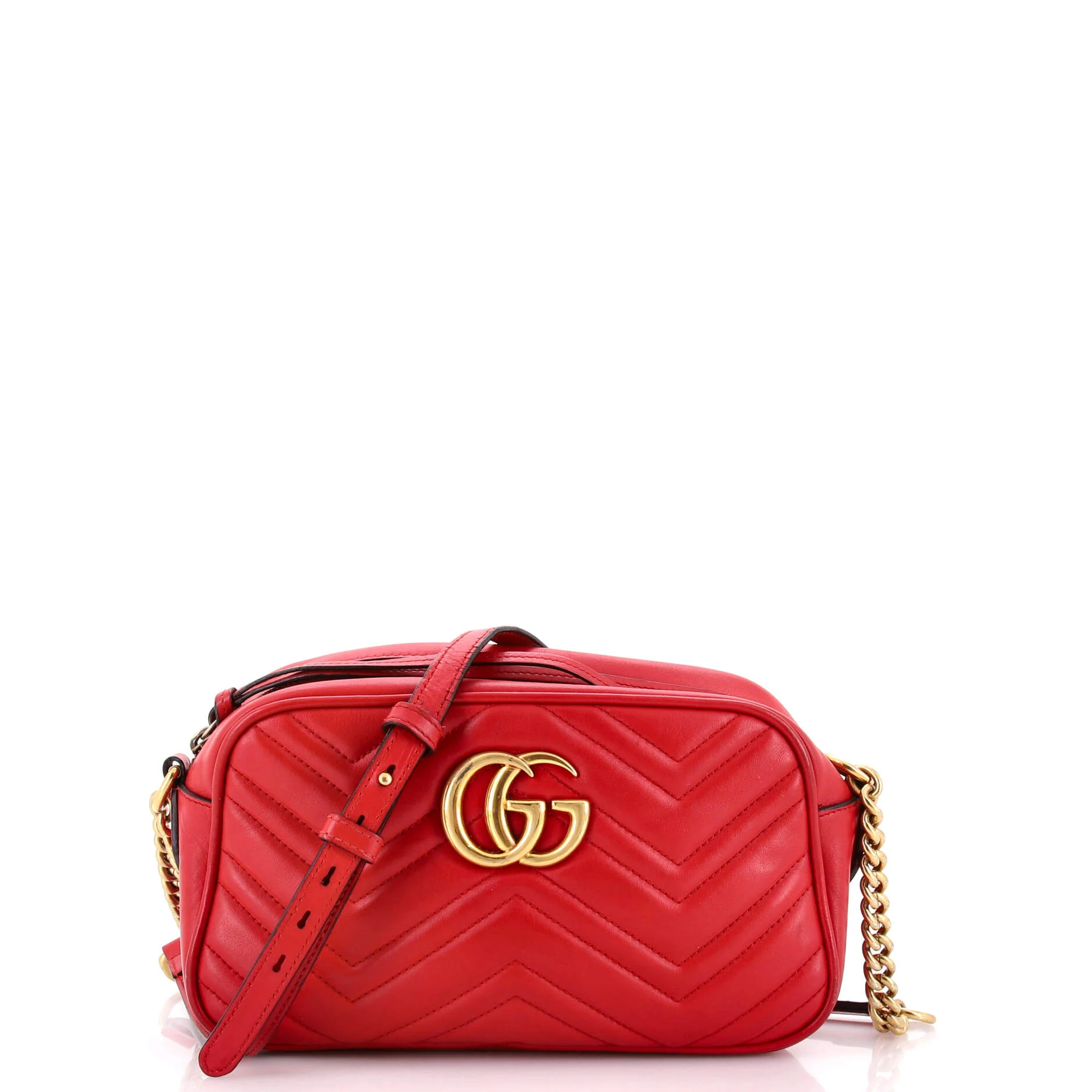 GG Marmont Shoulder Bag Matelasse Leather Small