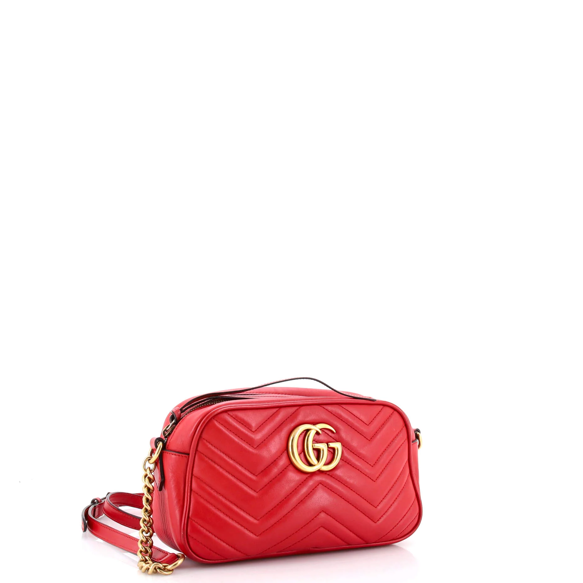 GG Marmont Shoulder Bag Matelasse Leather Small - Image 2