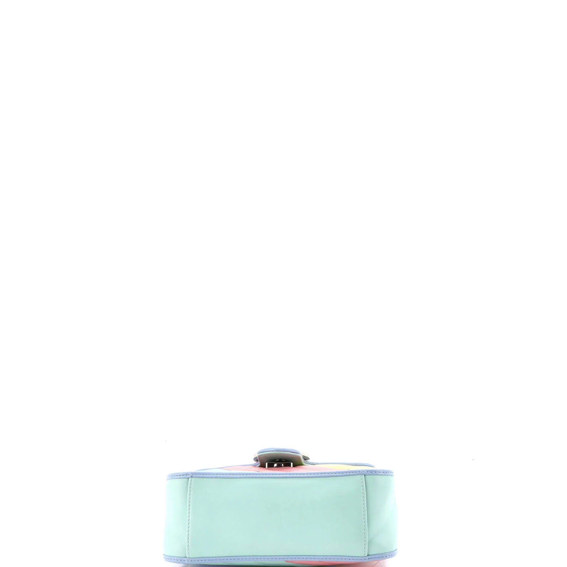 GG Marmont Top Handle Flap Bag Diagonal Quilted Leather Mini - Image 4
