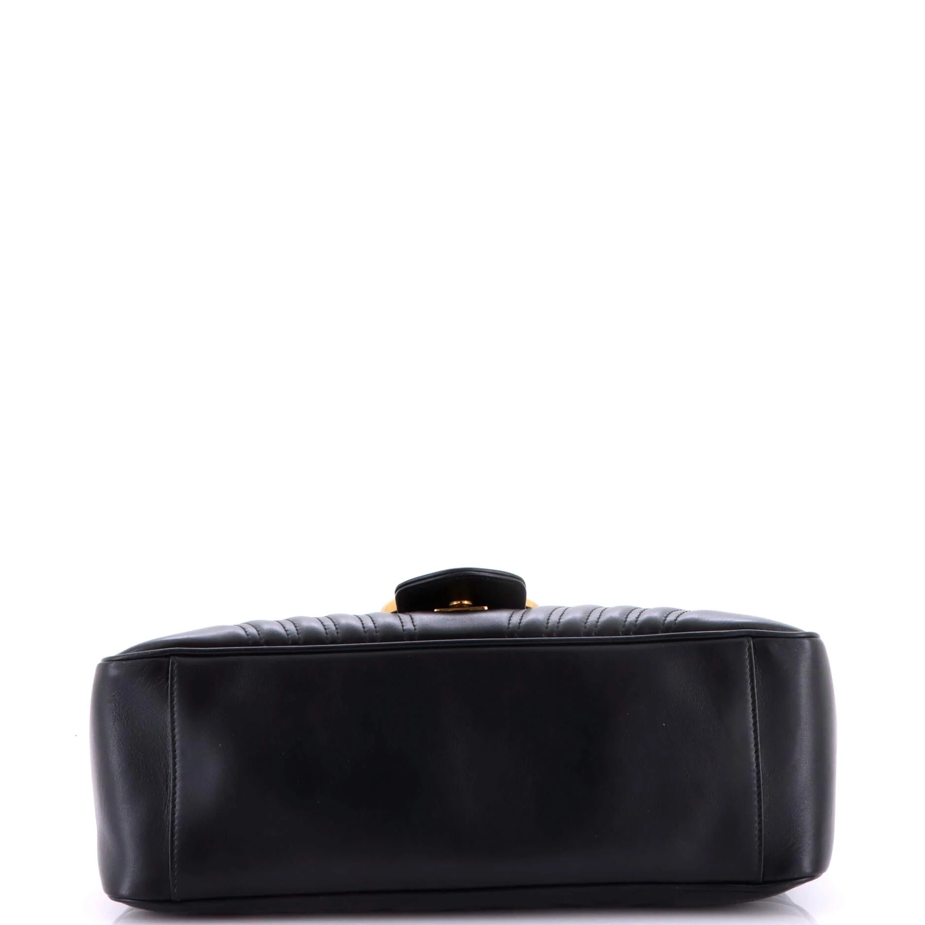 GG Marmont Top Handle Flap Bag Matelasse Leather Medium - Image 4