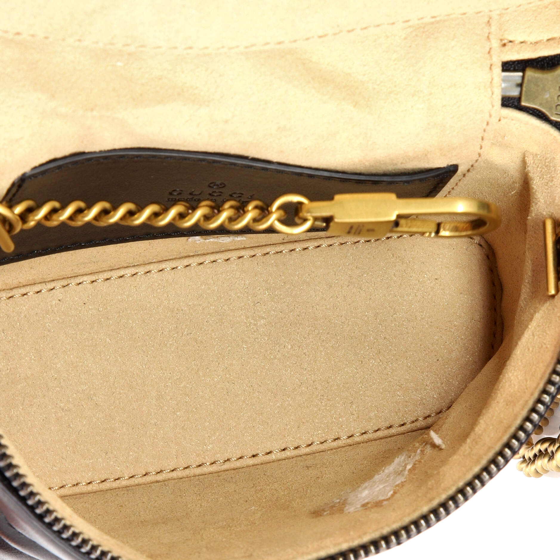 GG Marmont Top Handle Vanity Chain Bag Matelasse Leather Mini - Image 5