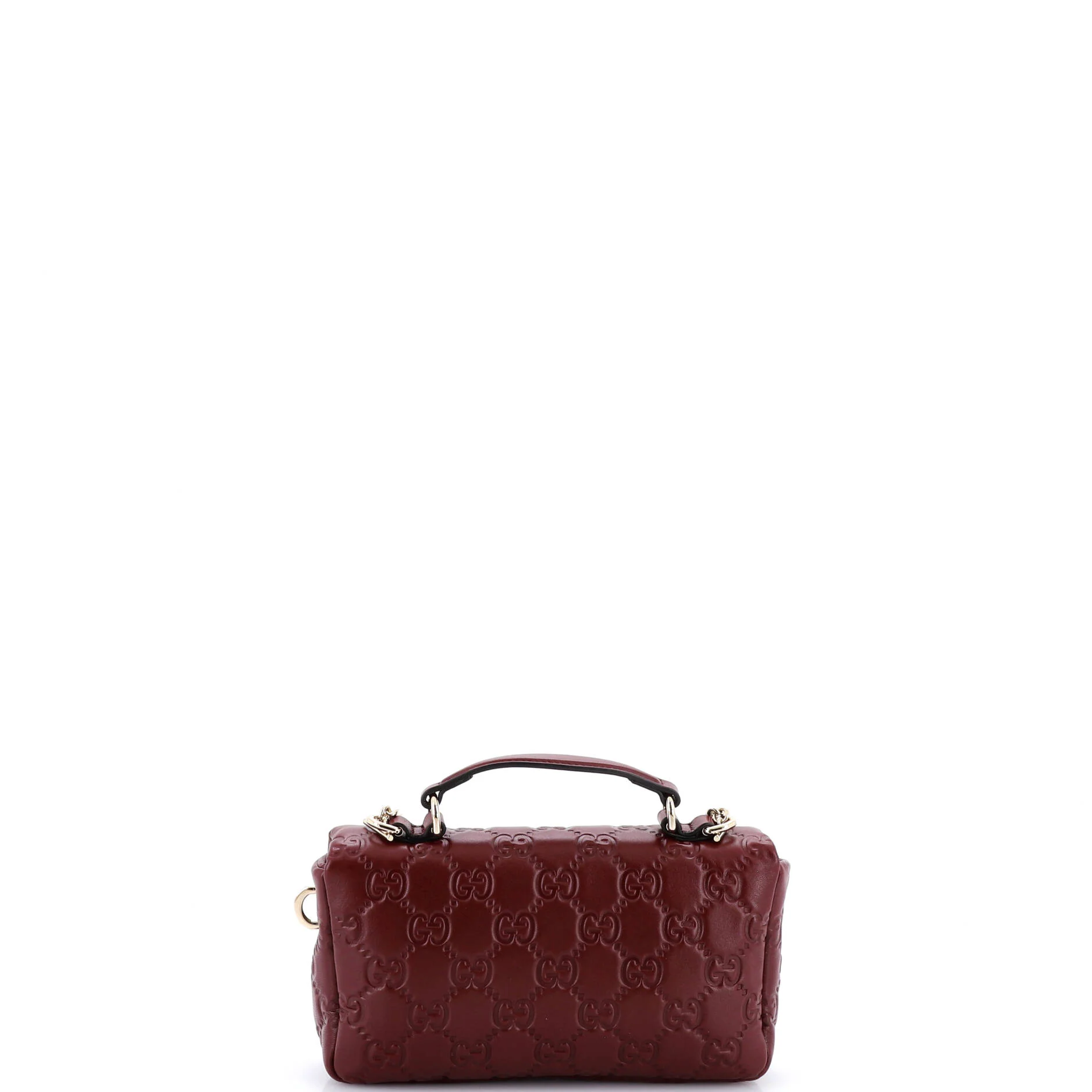 GG Milano Top Handle Bag Guccissima Leather Mini - Image 3
