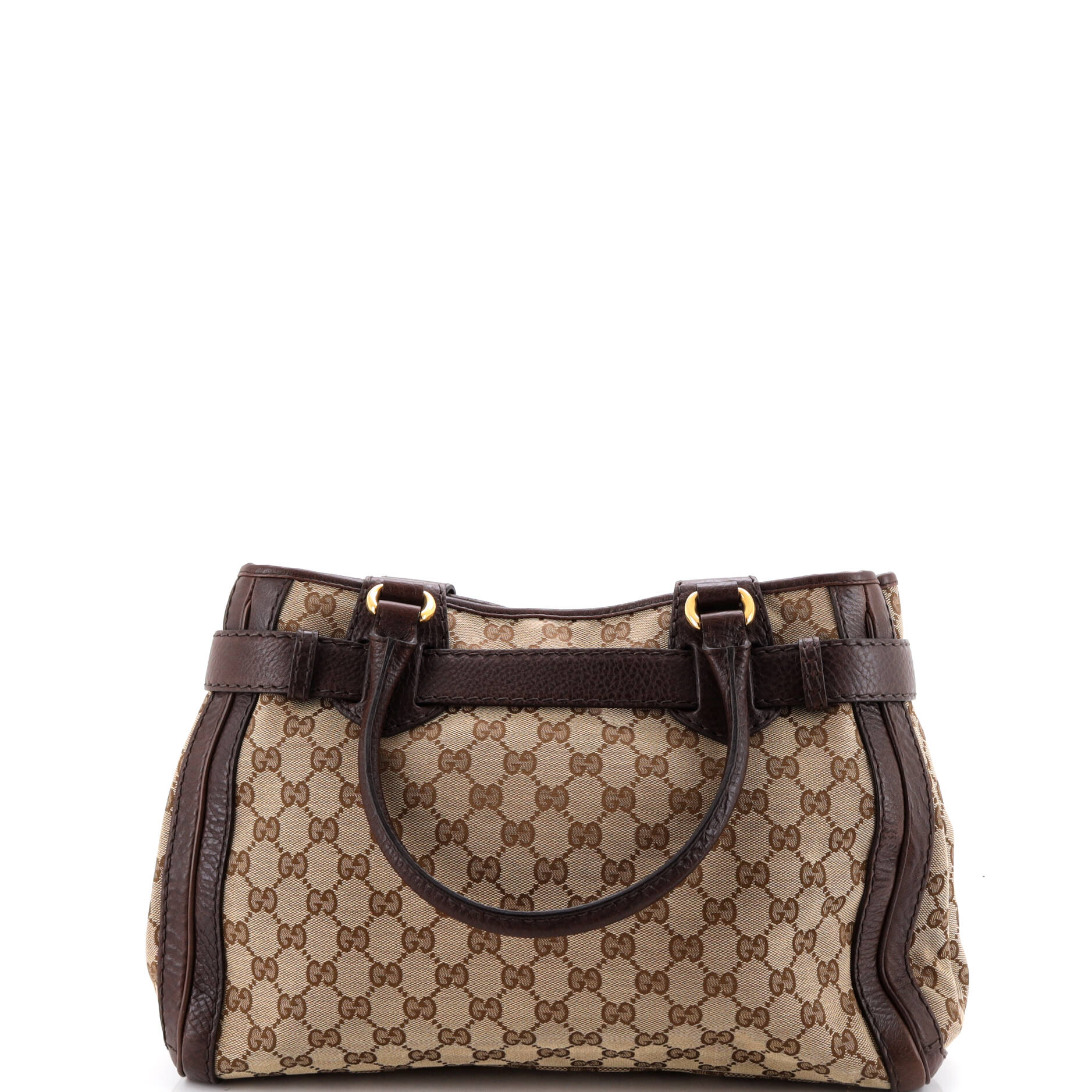 GG Running Tote GG Canvas with Leather Medium - Image 3