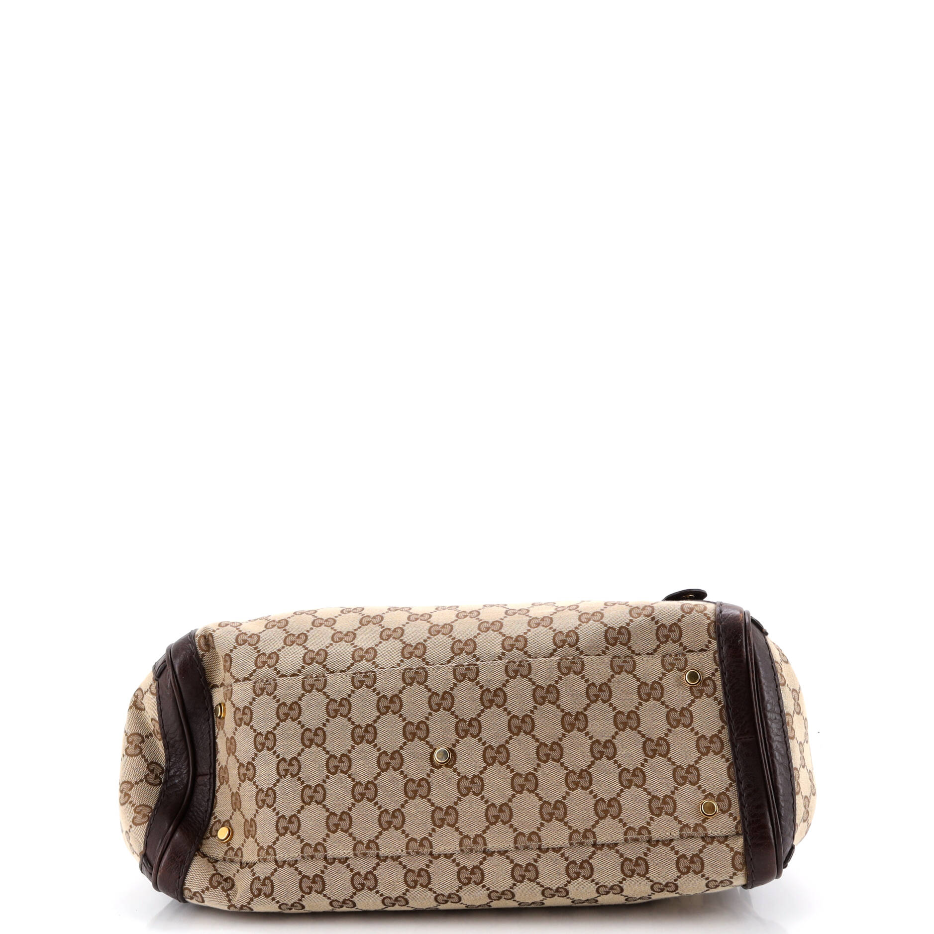 GG Running Tote GG Canvas with Leather Medium - Image 4