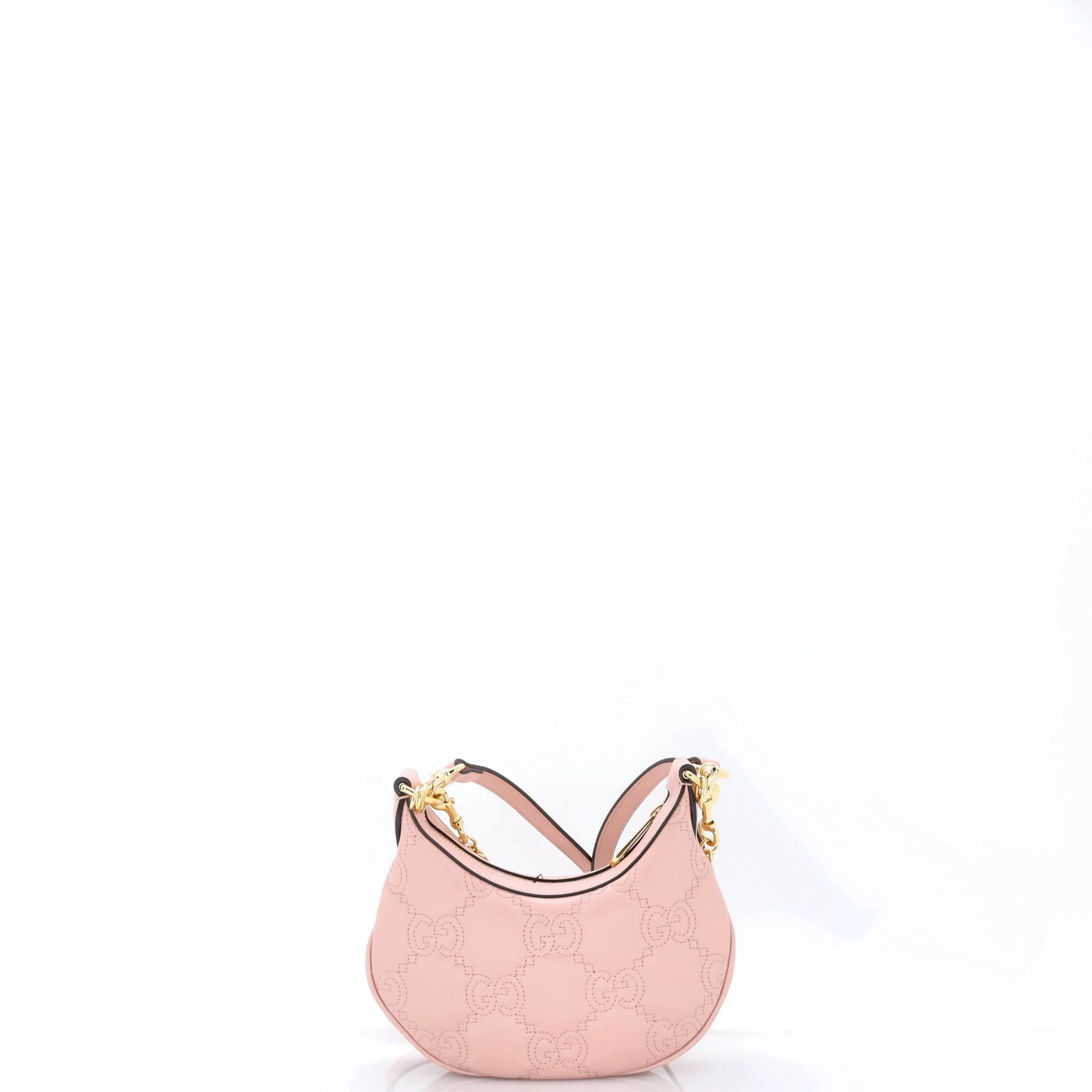 Half Moon Hobo GG Matelasse Leather Mini - Image 3