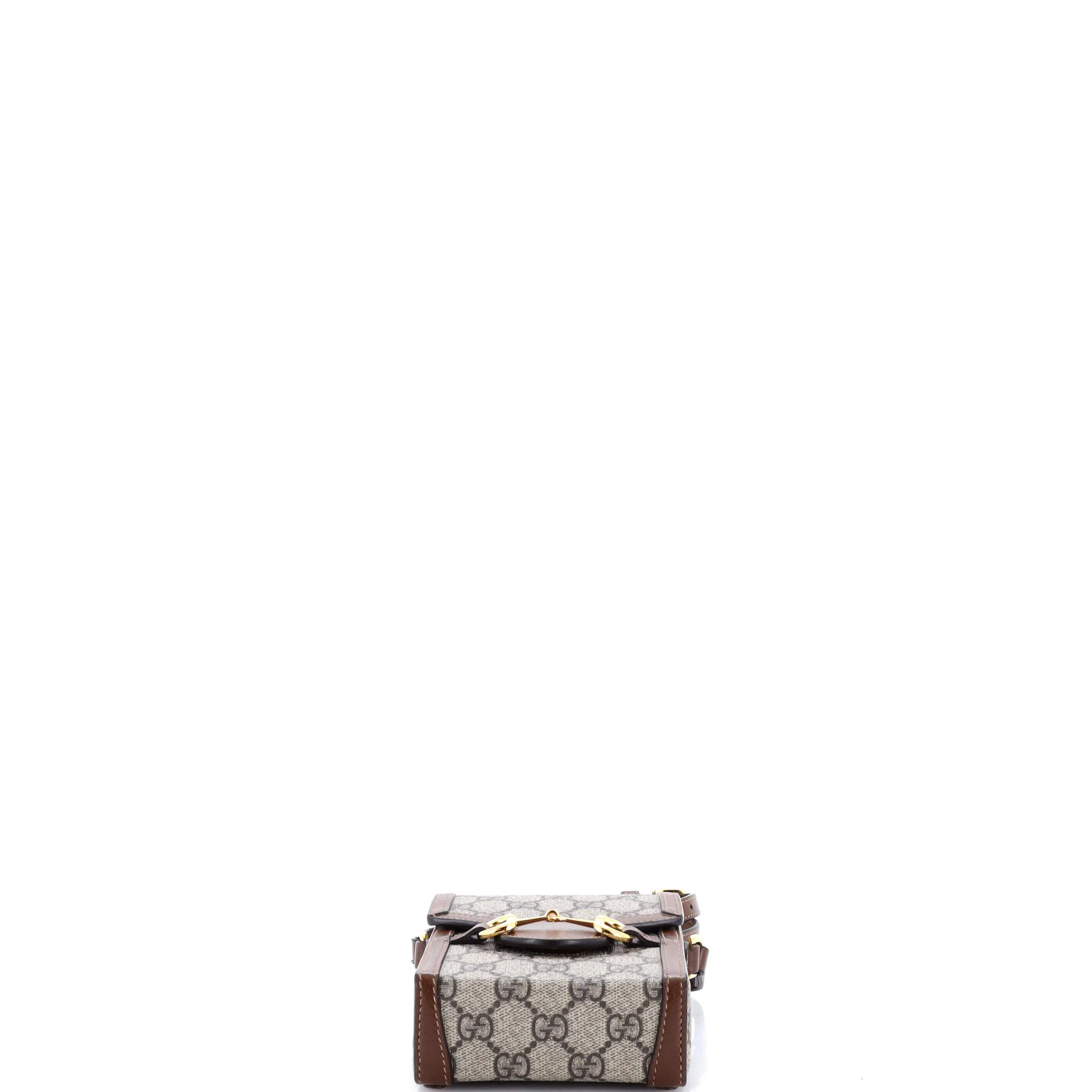 Horsebit 1955 Crossbody Bag GG Coated Canvas with Leather Mini - Image 4