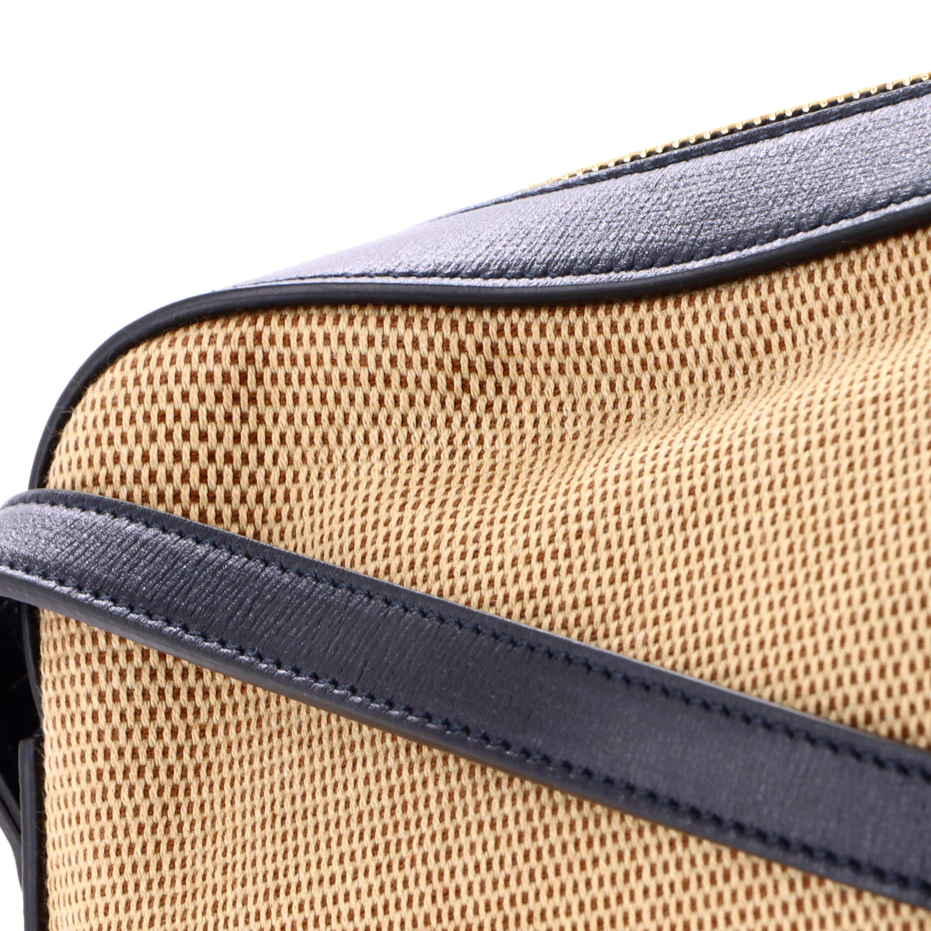 Horsebit 1955 Flap Pocket Camera Bag Canvas and Leather Small - Image 7