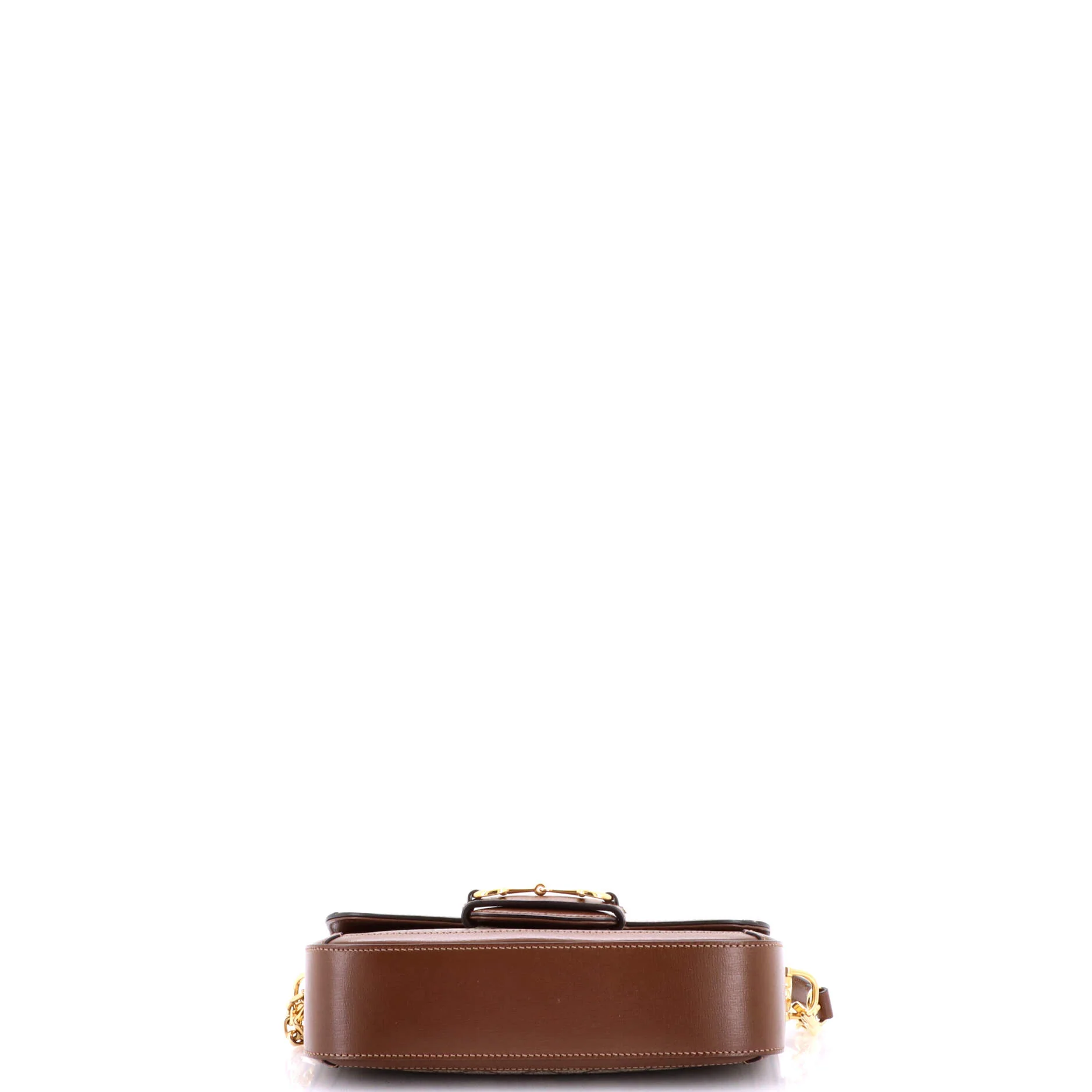 Horsebit 1955 Shoulder Bag GG Coated Canvas with Leather East West - Image 4