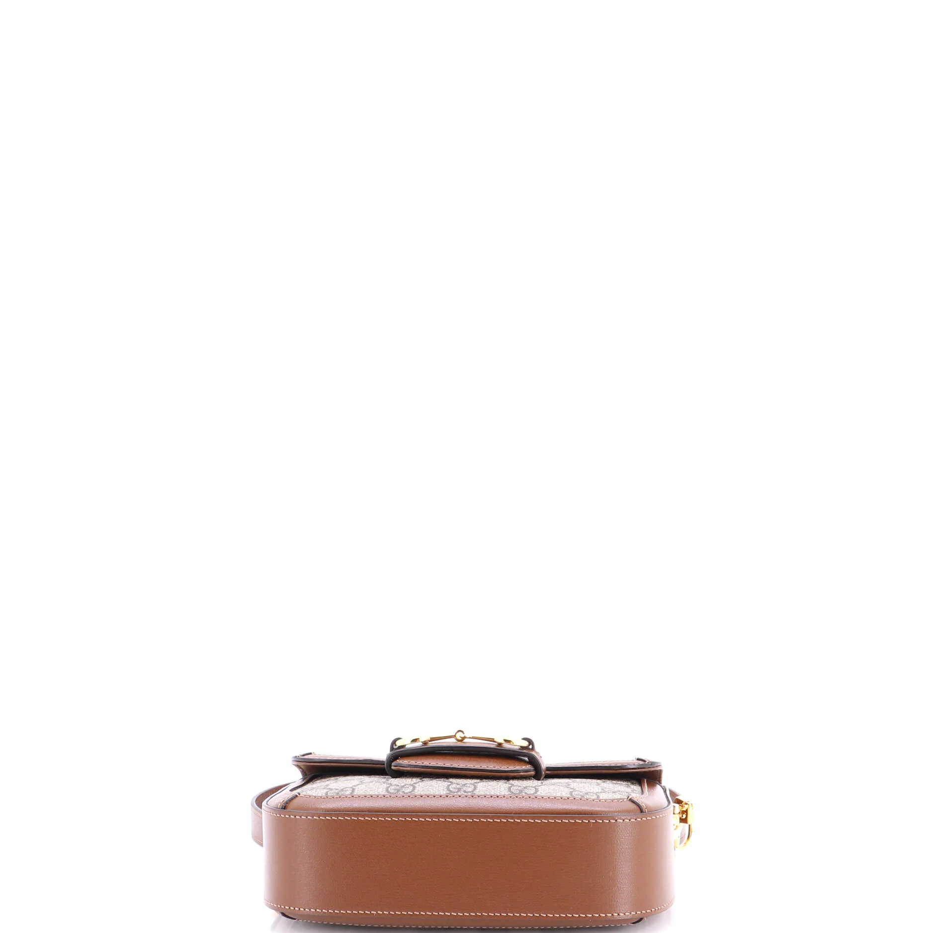 Horsebit 1955 Shoulder Bag GG Coated Canvas with Leather Mini - Image 5