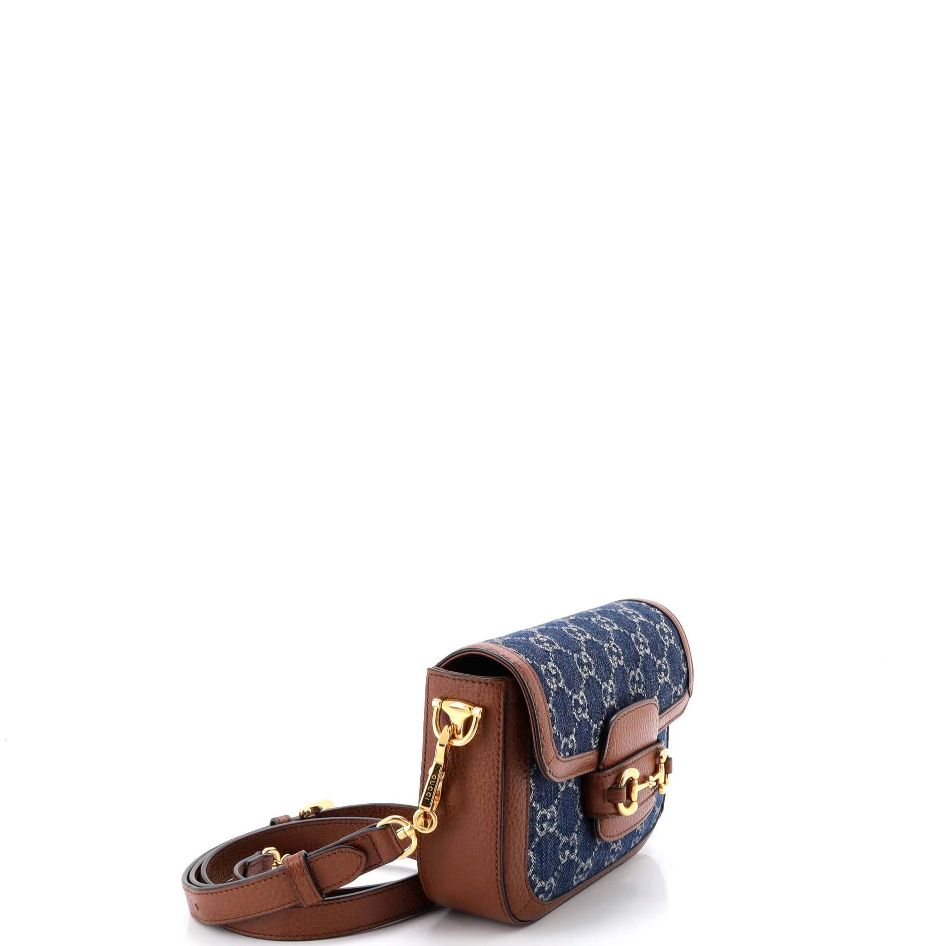 Horsebit 1955 Shoulder Bag GG Denim Mini - Image 2