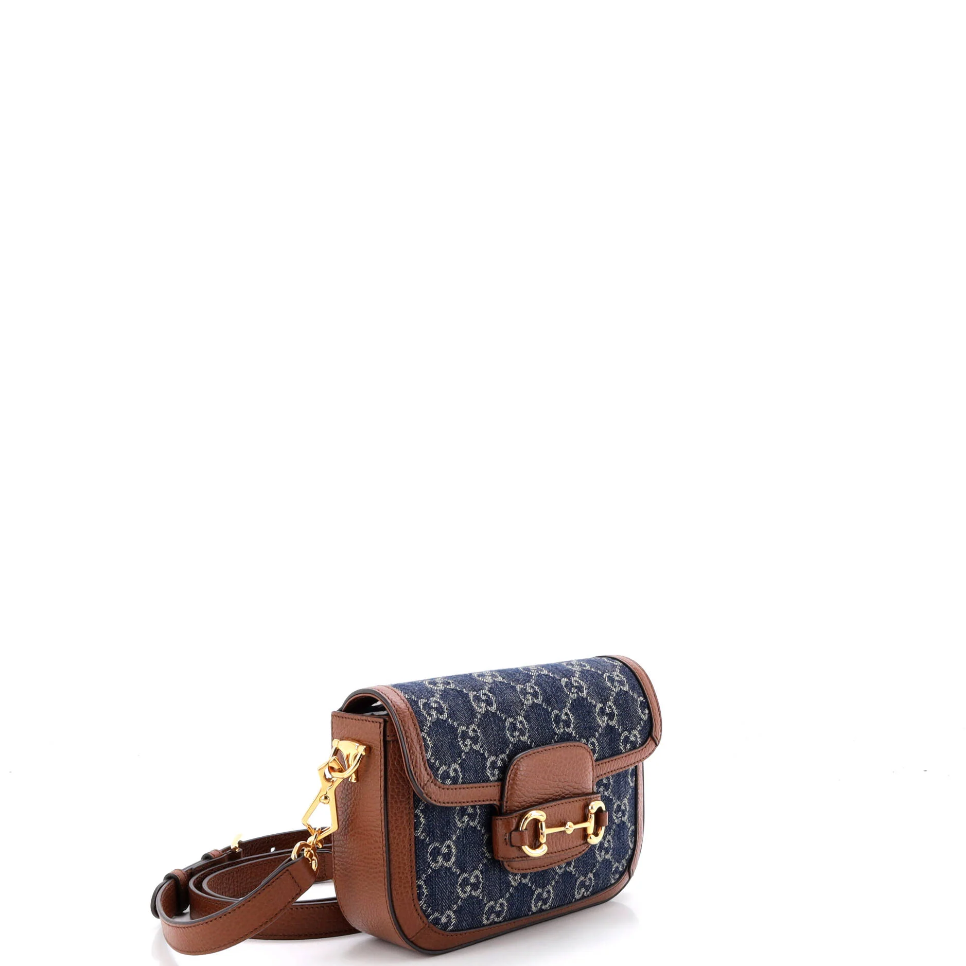 Horsebit 1955 Shoulder Bag GG Denim Mini - Image 2