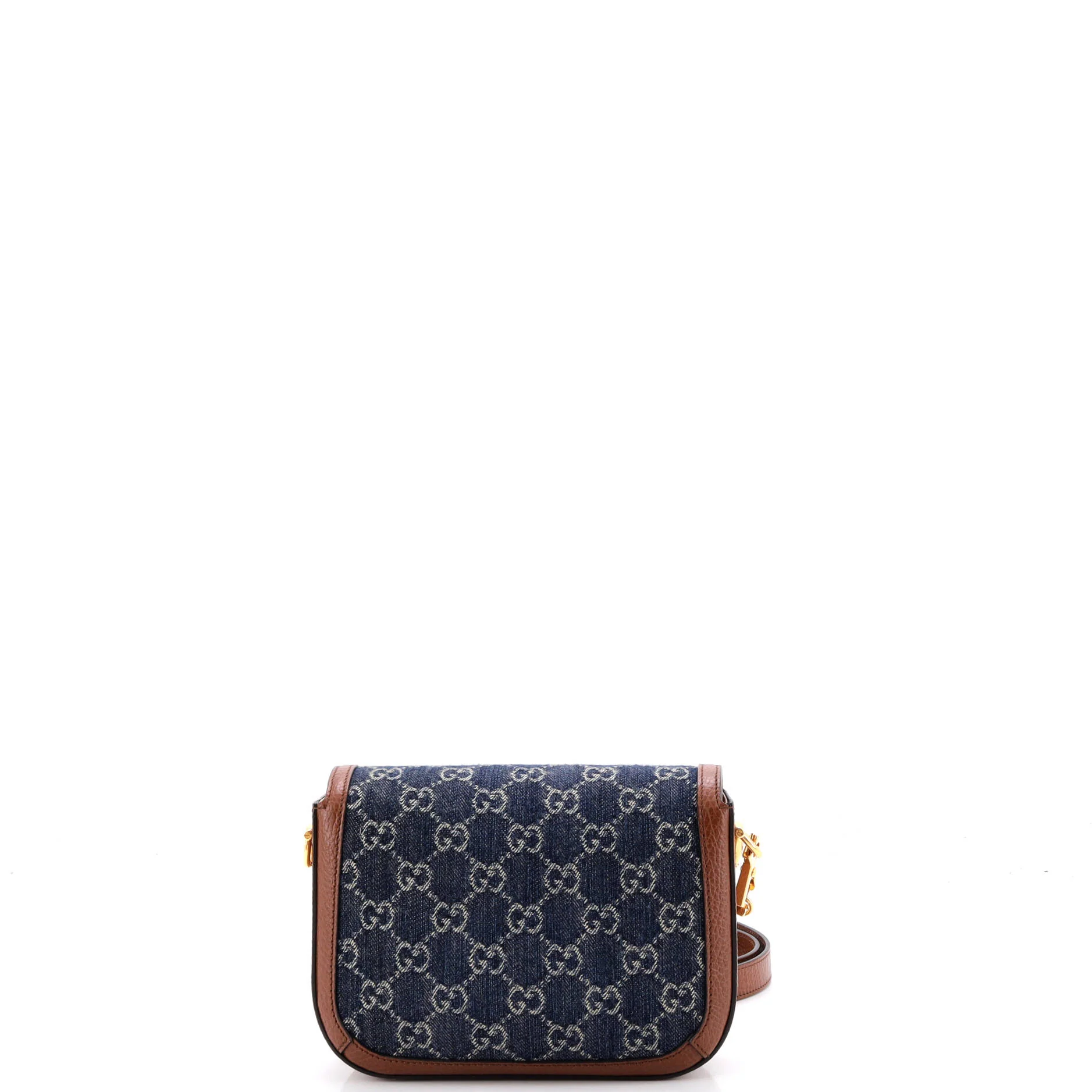 Horsebit 1955 Shoulder Bag GG Denim Mini - Image 3
