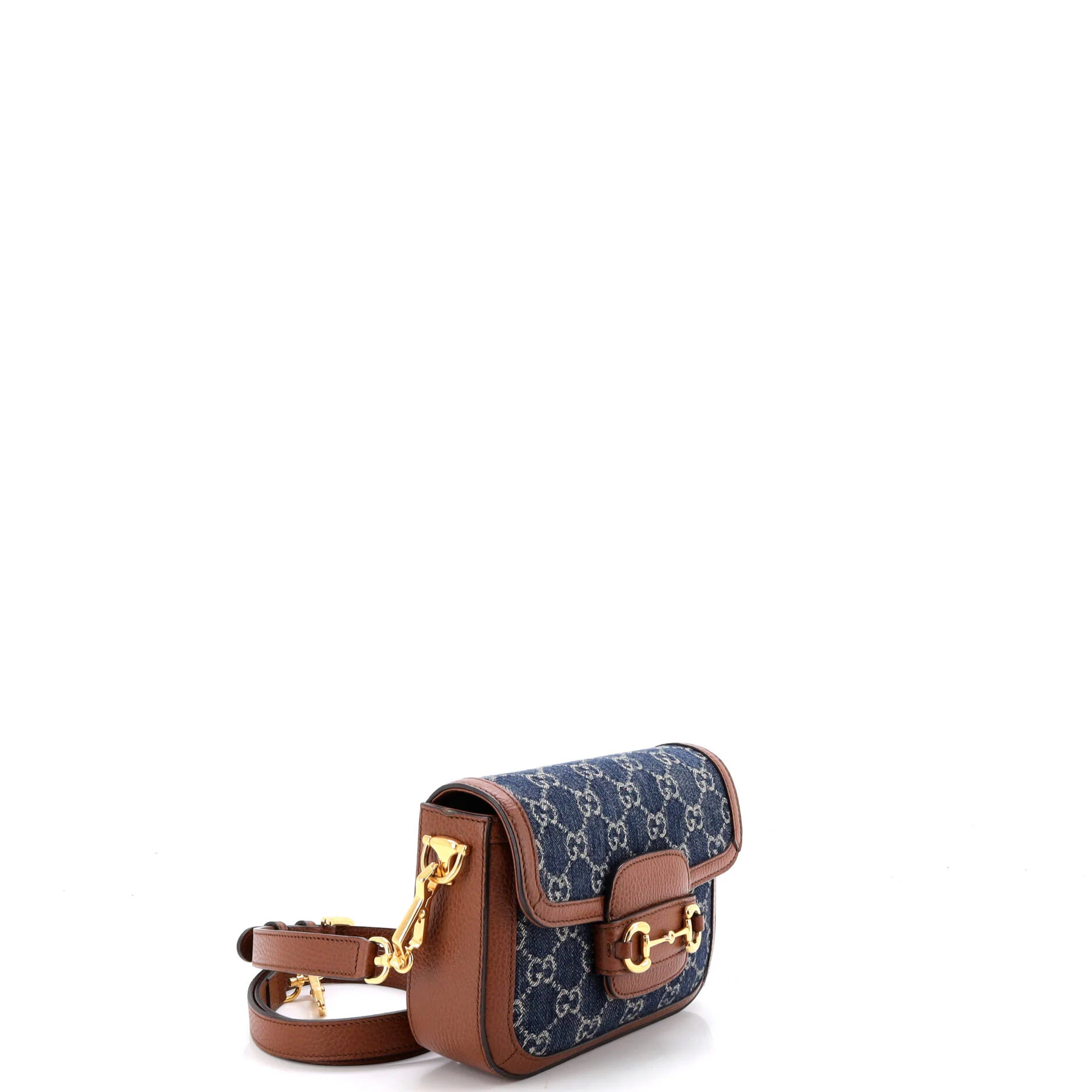 Horsebit 1955 Shoulder Bag GG Denim Mini - Image 2