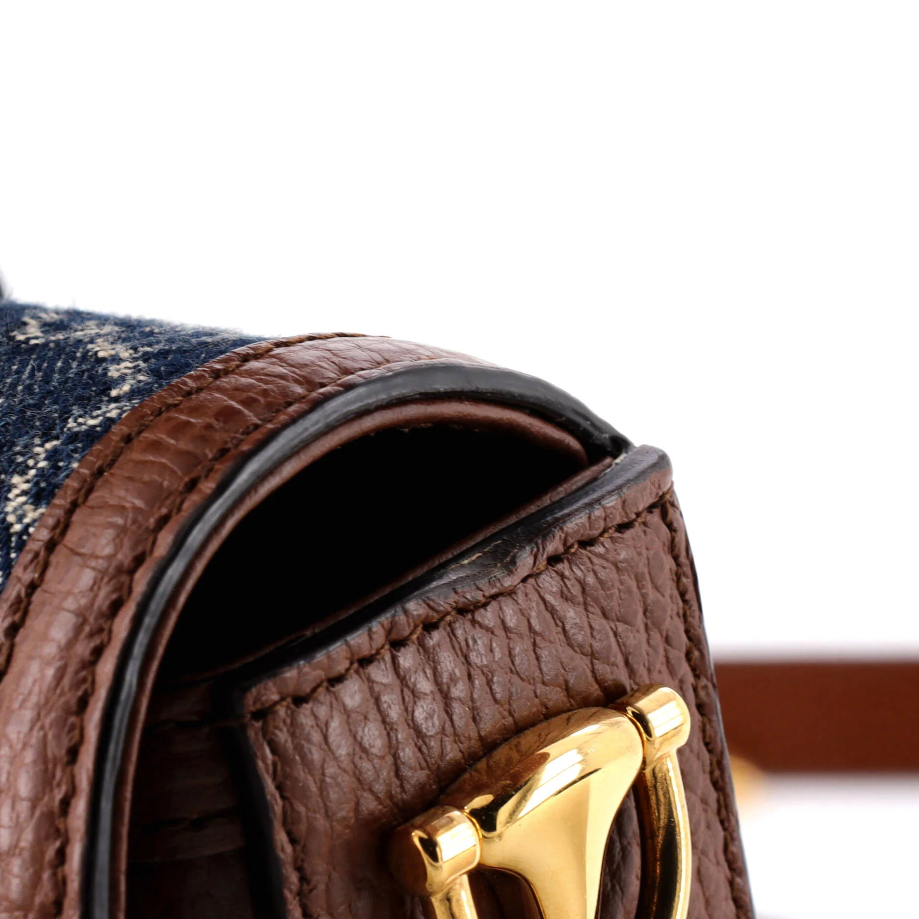 Horsebit 1955 Shoulder Bag GG Denim Mini - Image 6