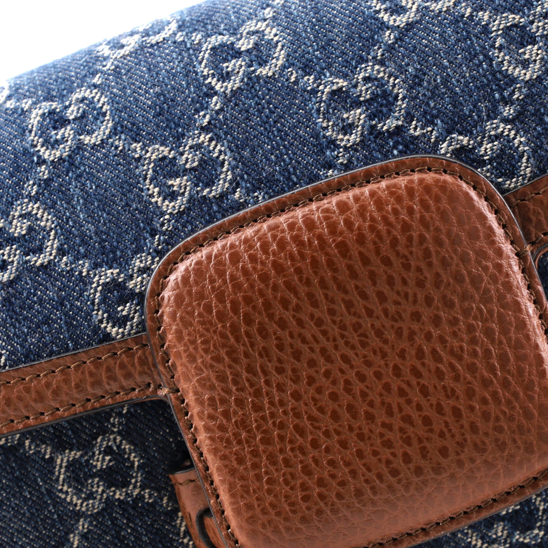 Horsebit 1955 Shoulder Bag GG Denim Mini - Image 8