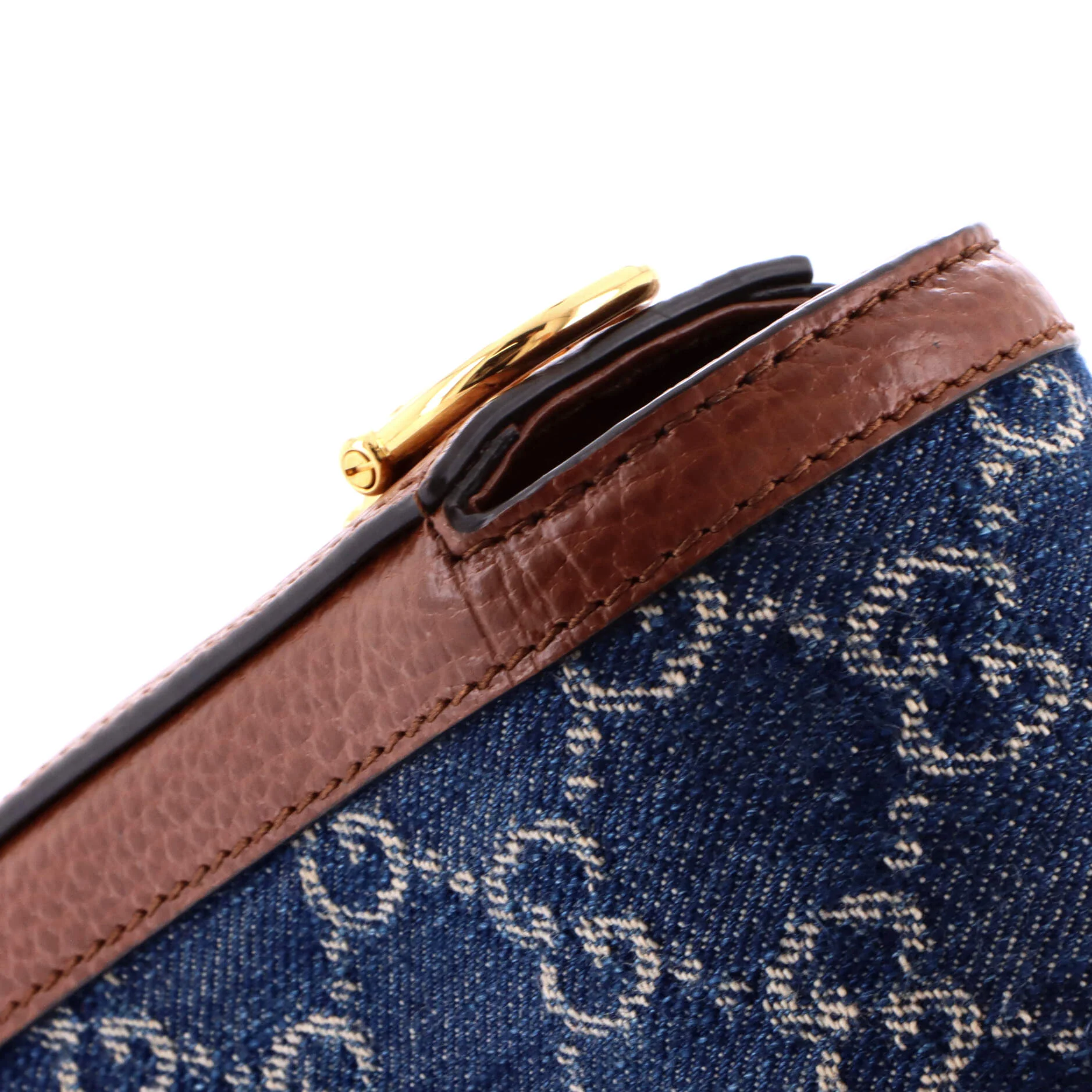Horsebit 1955 Shoulder Bag GG Denim Mini - Image 6