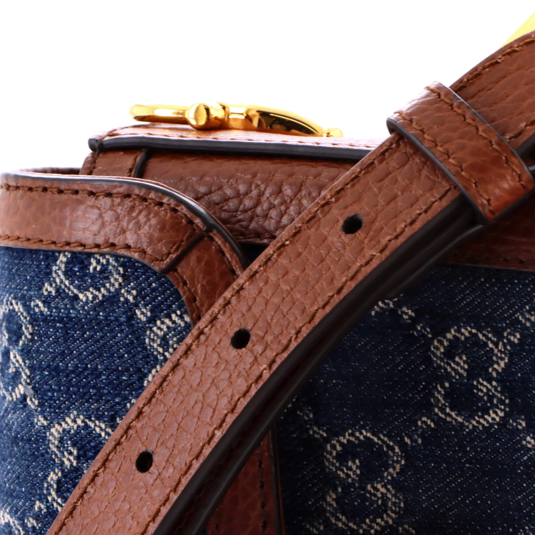 Horsebit 1955 Shoulder Bag GG Denim Mini - Image 7