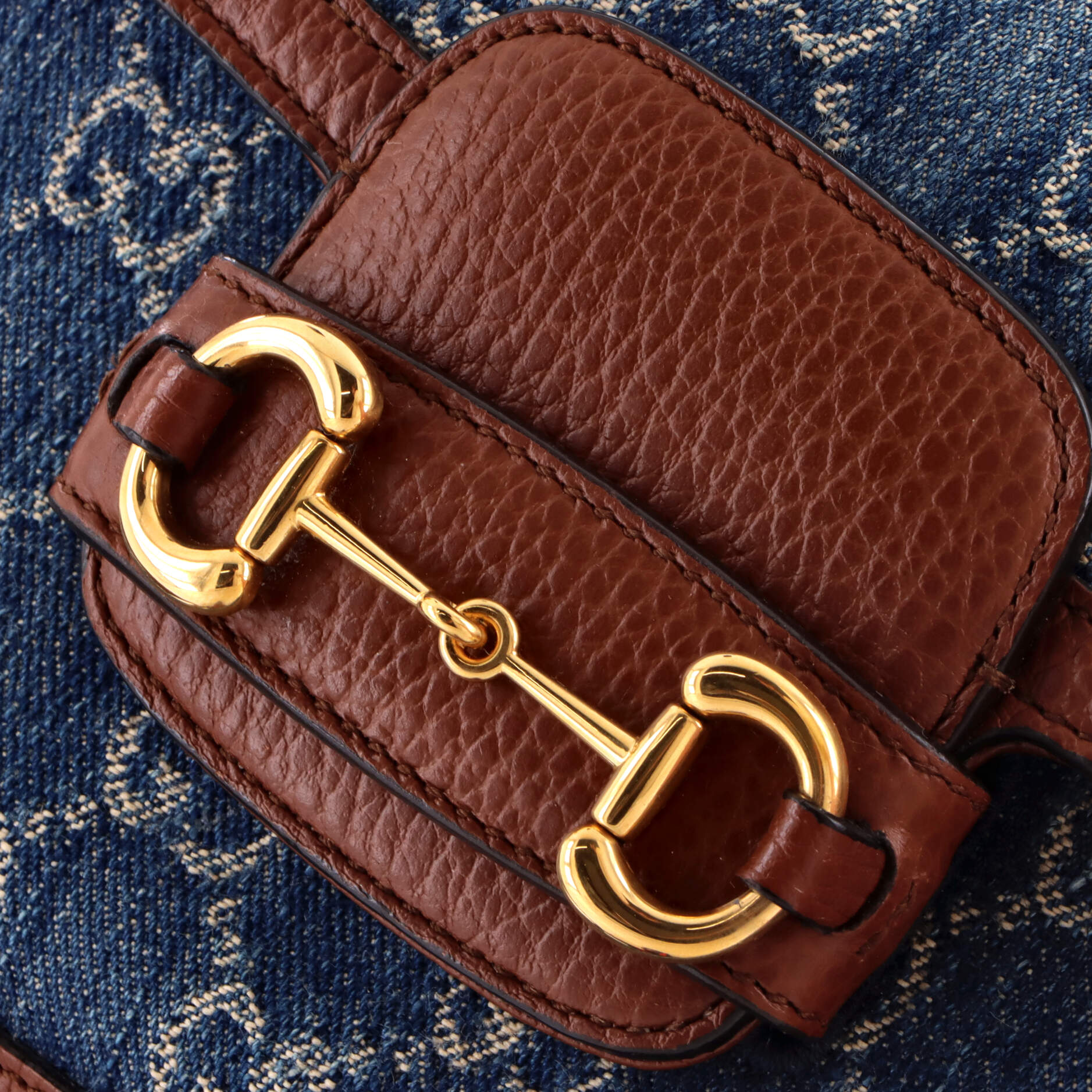 Horsebit 1955 Shoulder Bag GG Denim Mini - Image 7