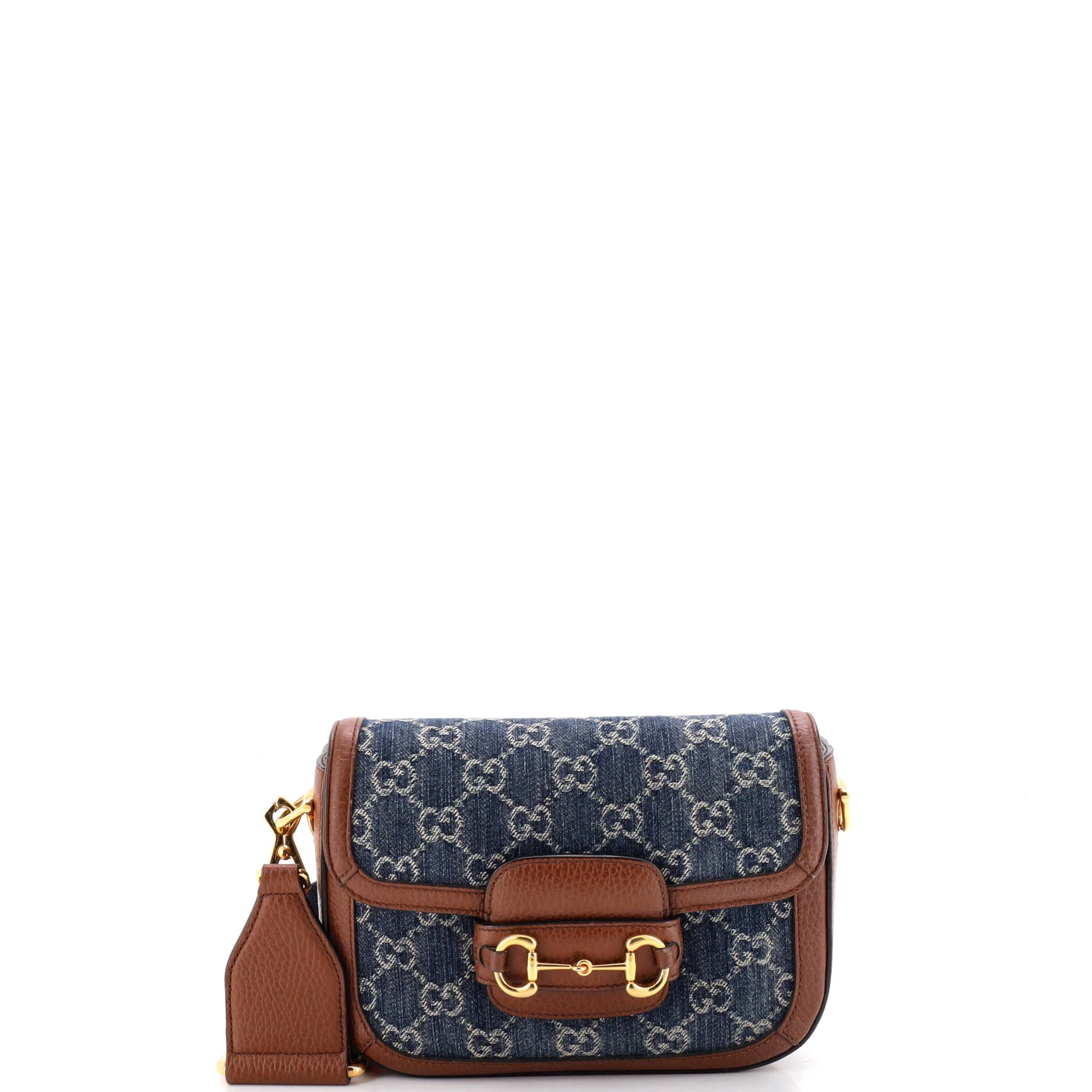 Horsebit 1955 Shoulder Bag GG Denim Mini