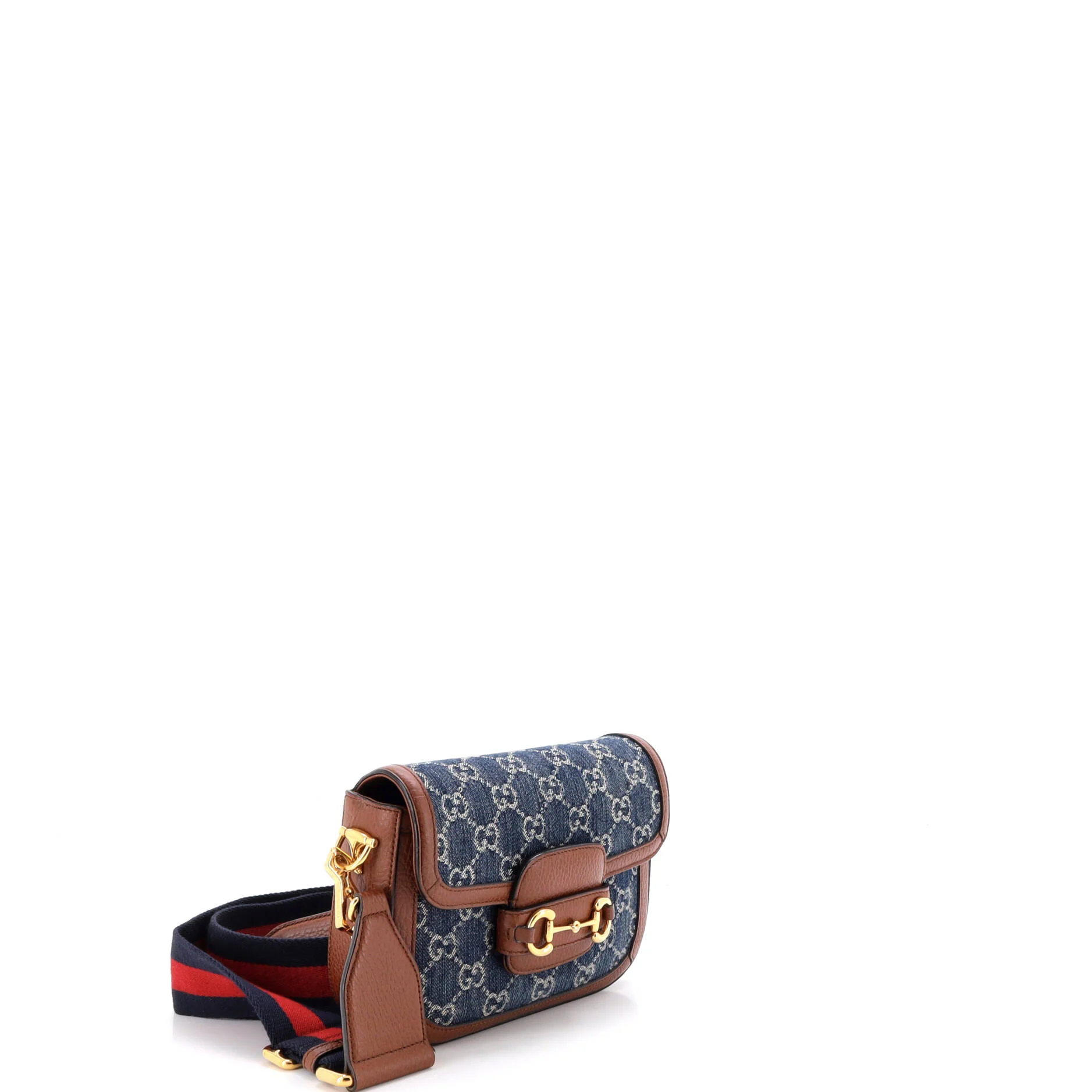 Horsebit 1955 Shoulder Bag GG Denim Mini - Image 2