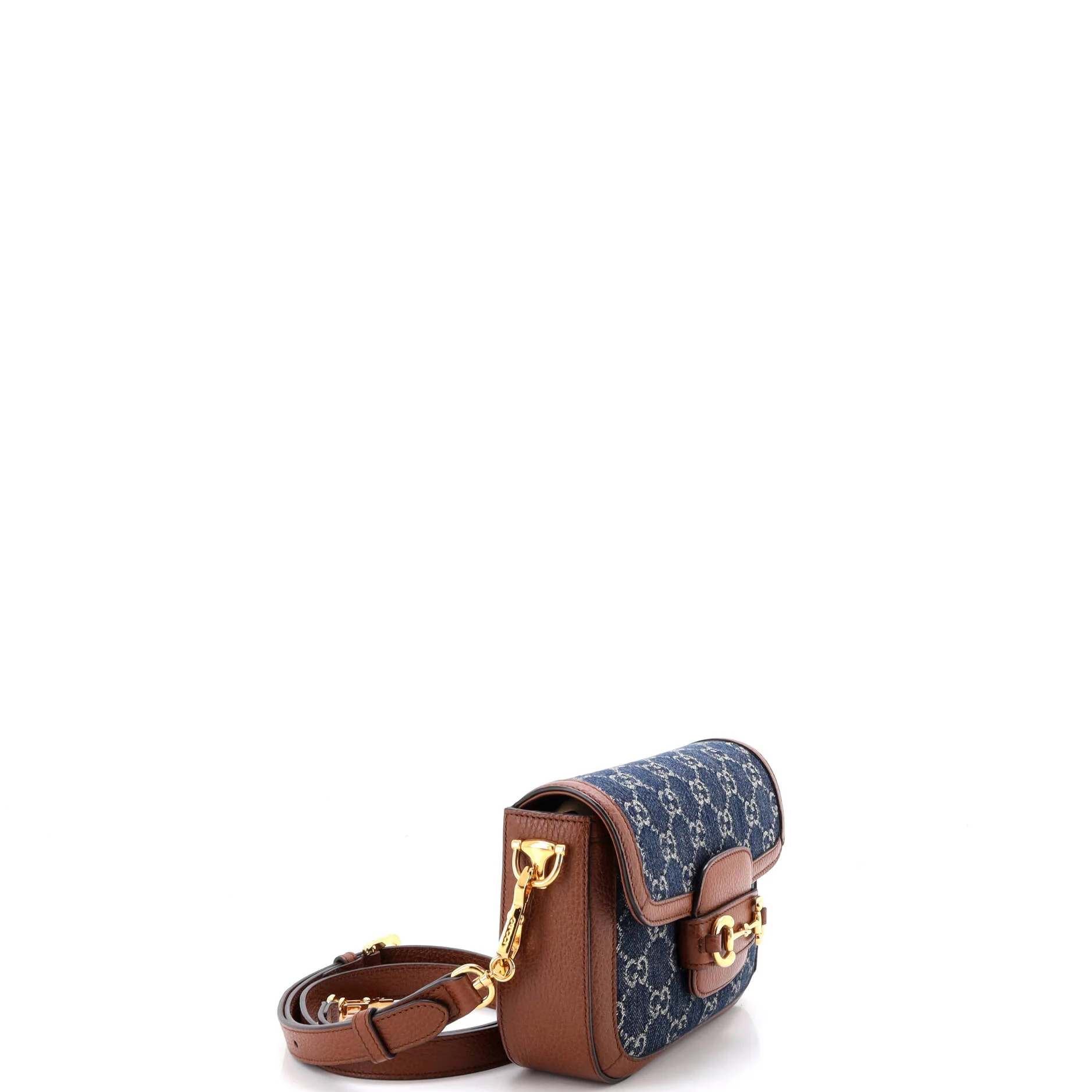 Horsebit 1955 Shoulder Bag GG Denim Mini - Image 2