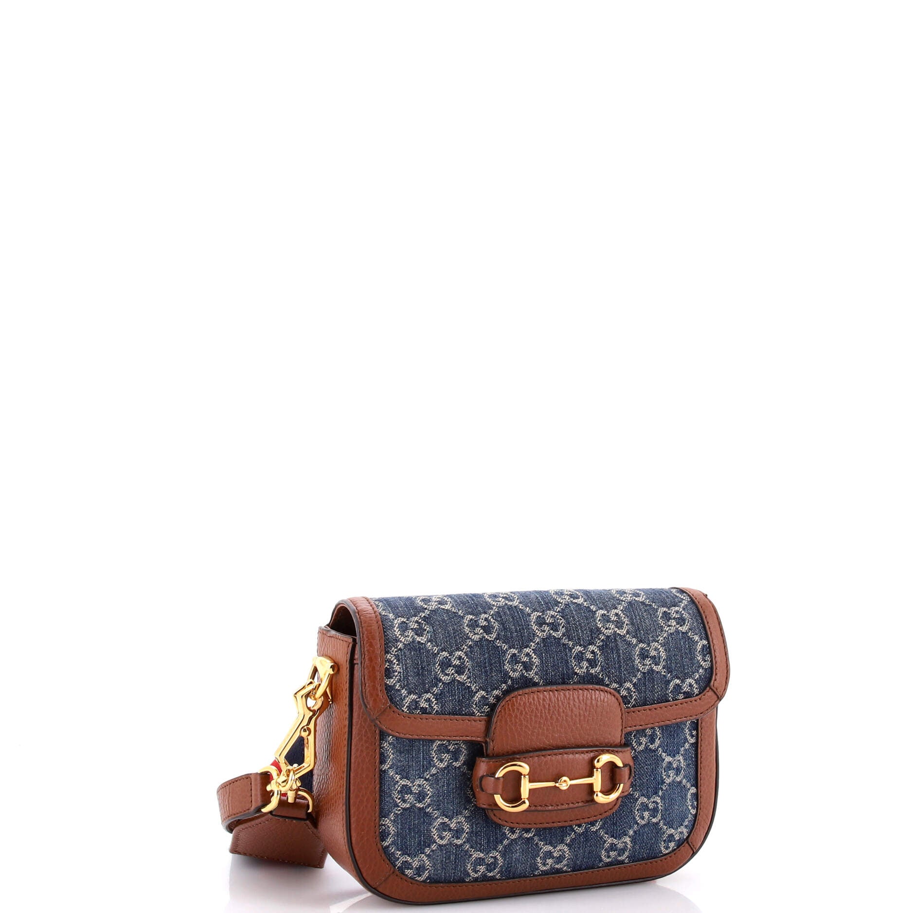 Horsebit 1955 Shoulder Bag GG Denim Mini - Image 2