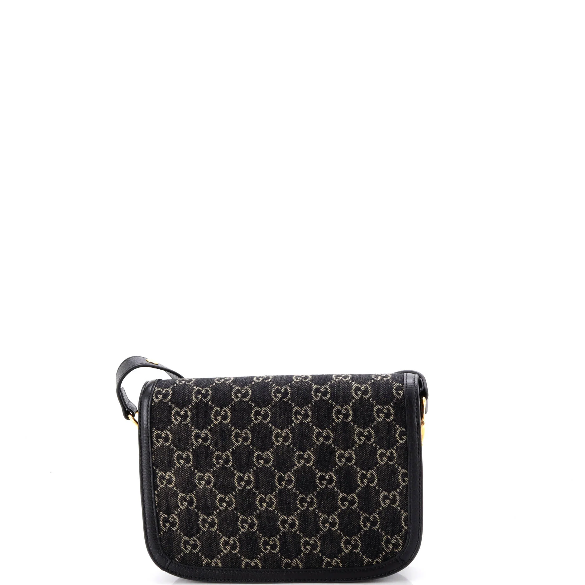 Horsebit 1955 Shoulder Bag GG Denim Small - Image 3