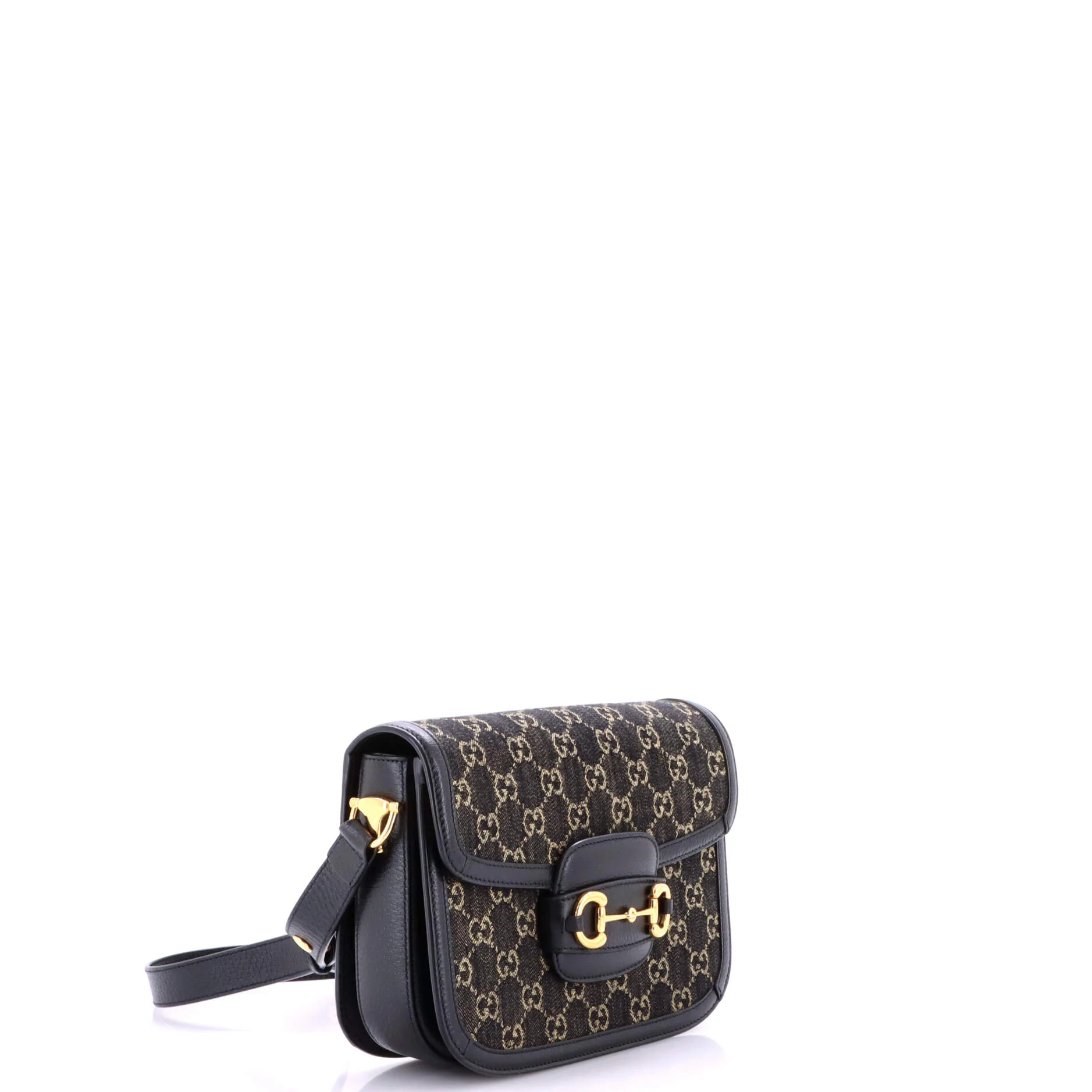 Horsebit 1955 Shoulder Bag GG Denim Small - Image 2