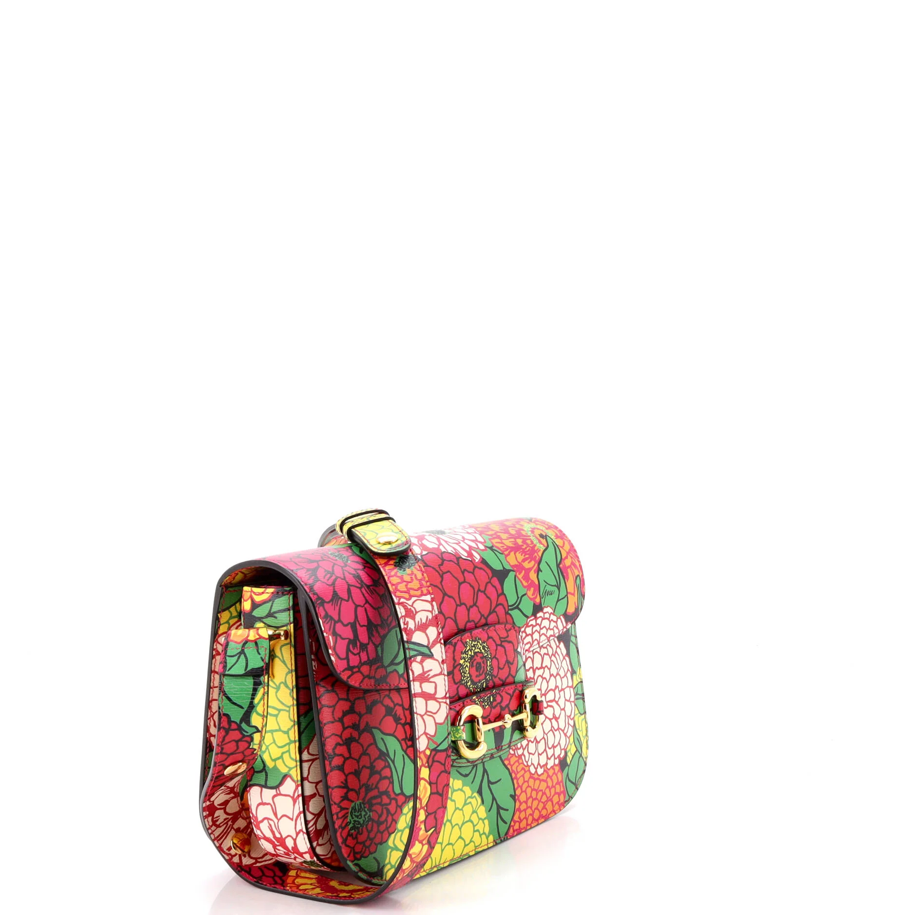 Horsebit 1955 Shoulder Bag Printed Leather Small - Image 2