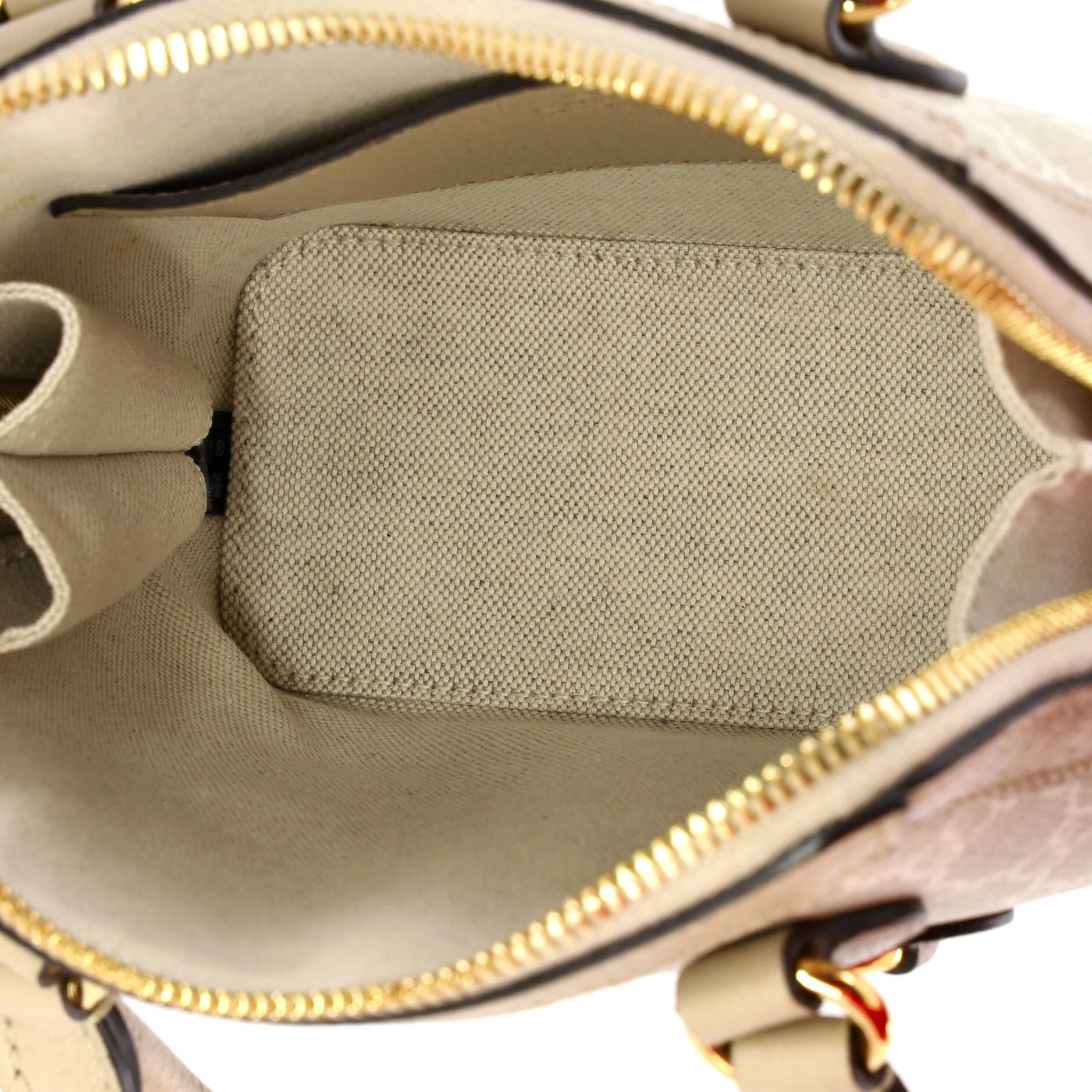 Horsebit 1955 Top Handle Bag GG Coated Canvas with Leather Mini - Image 5