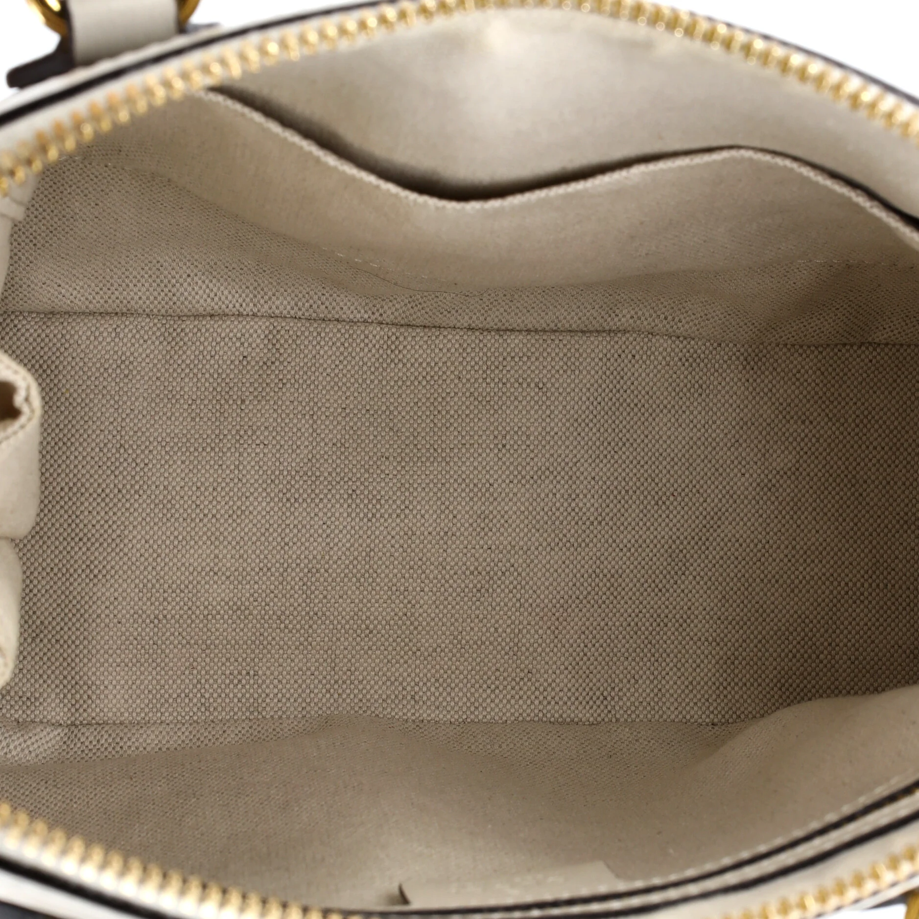 Horsebit 1955 Top Handle Bag GG Coated Canvas with Leather Small - Image 5
