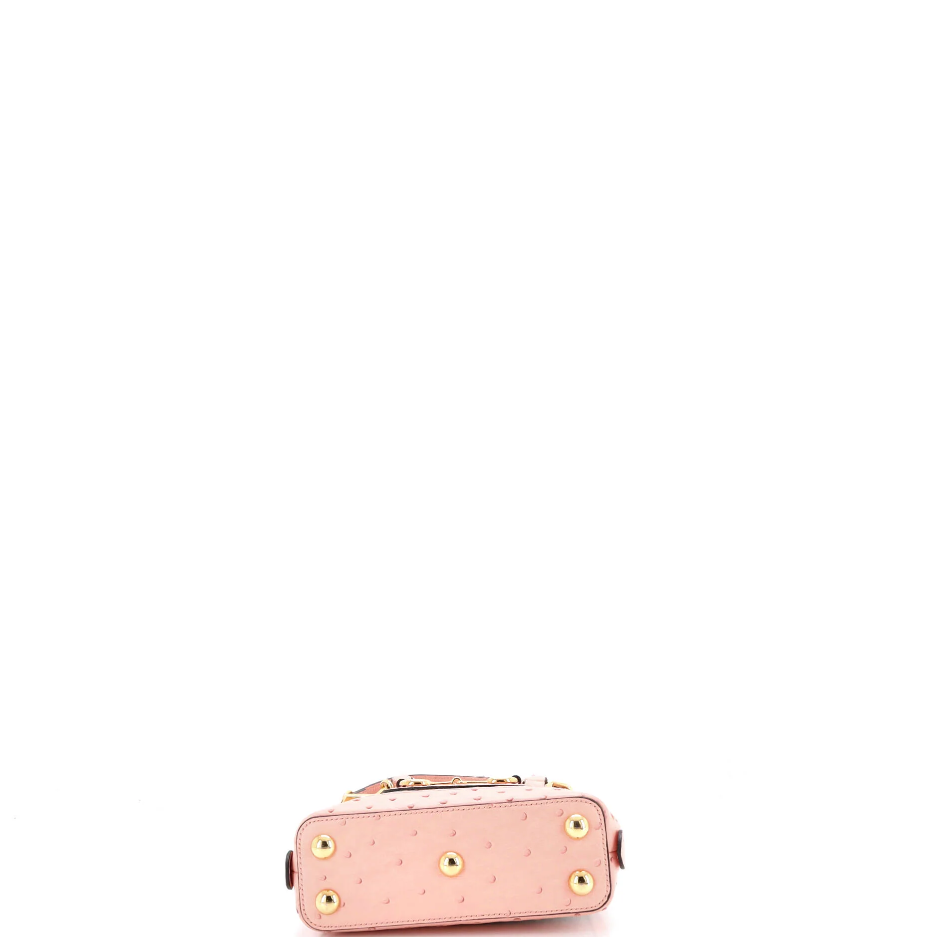 Horsebit 1955 Top Handle Bag Python and Ostrich Mini - Image 4