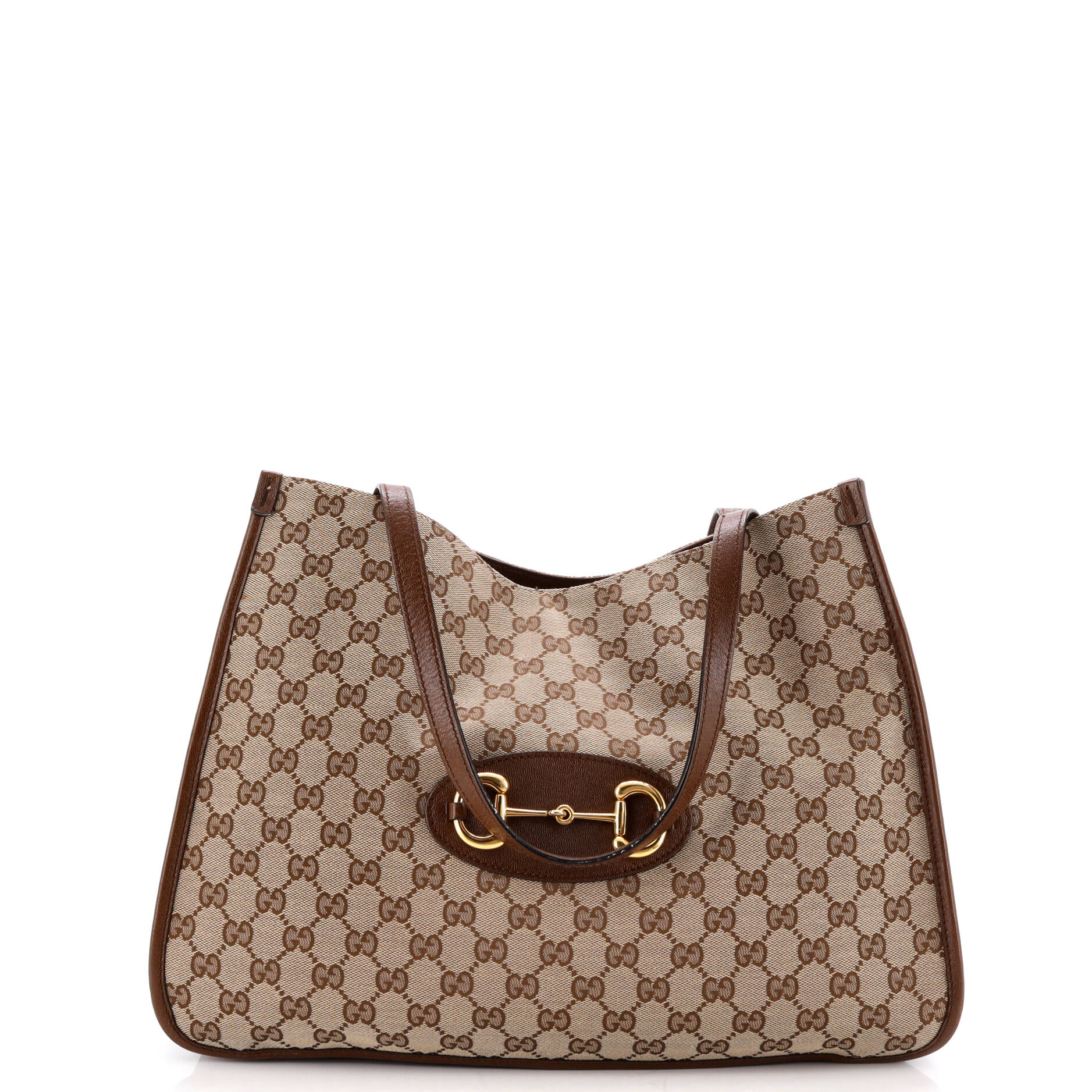Horsebit 1955 Tote GG Canvas with Leather Medium
