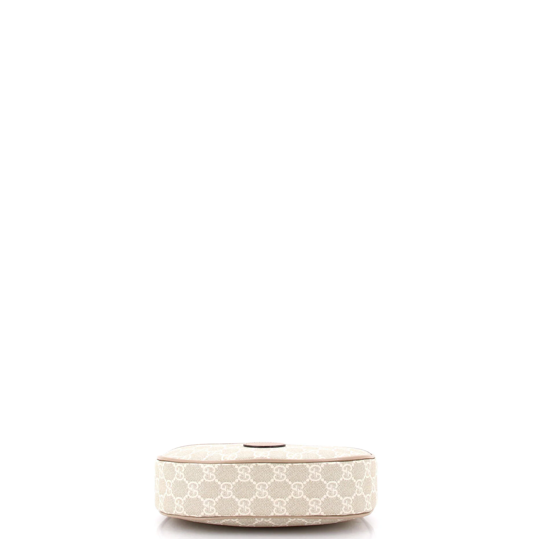 Interlocking G Patch Half Moon Hobo GG Coated Canvas Mini - Image 4