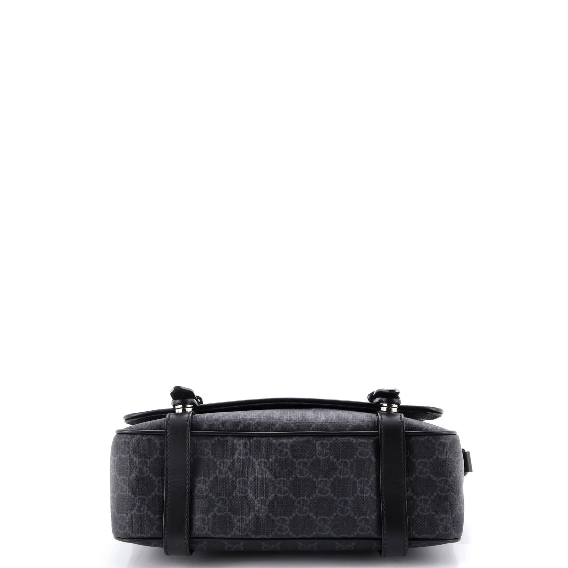 Interlocking G Patch Messenger Bag GG Coated Canvas with Leather Medium - Image 4