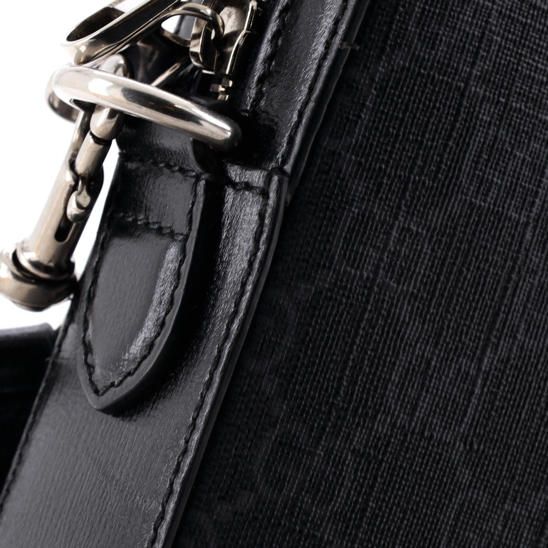Interlocking G Patch Shoulder Bag GG Coated Canvas Small - Image 6
