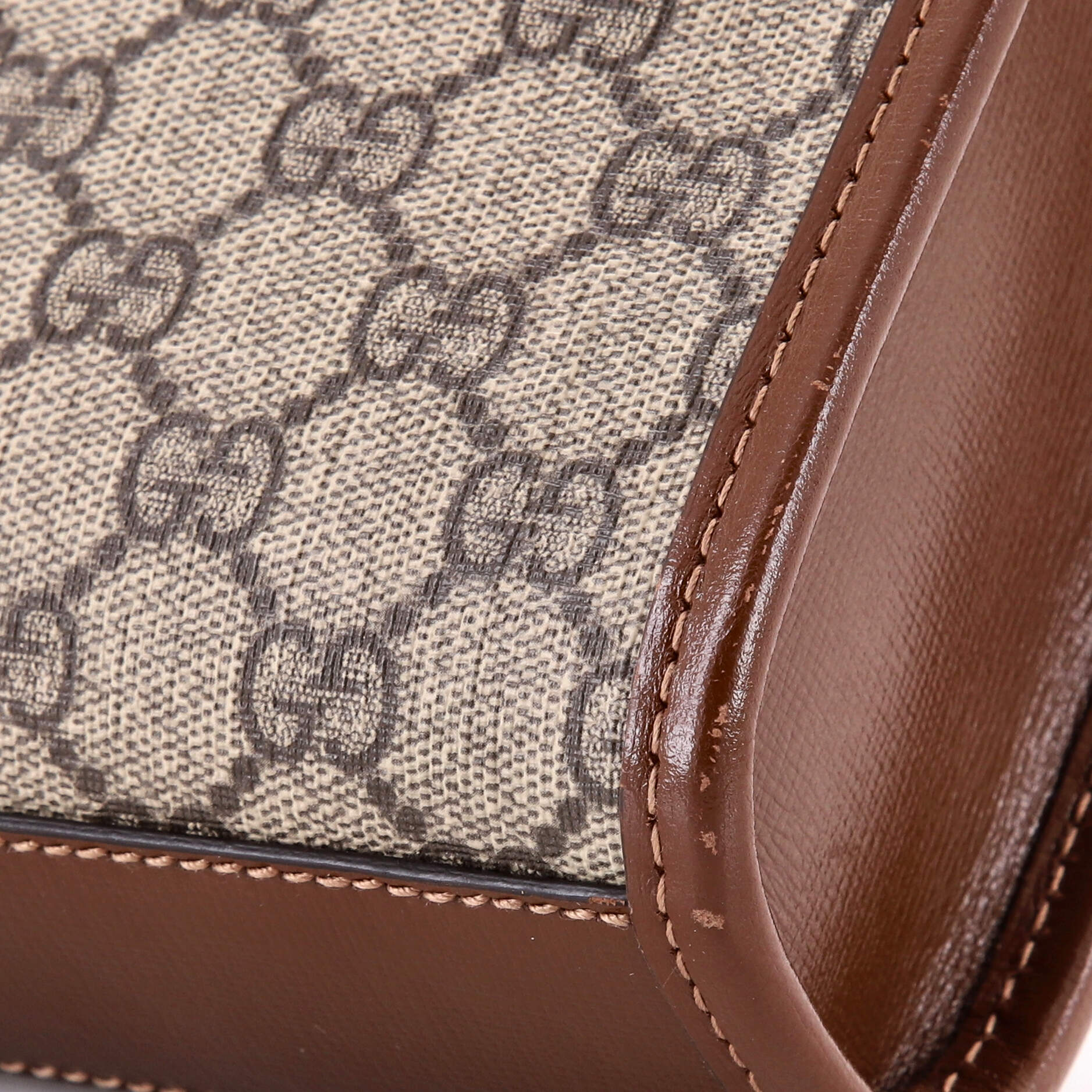 Interlocking G Patch Tote GG Coated Canvas Mini - Image 6