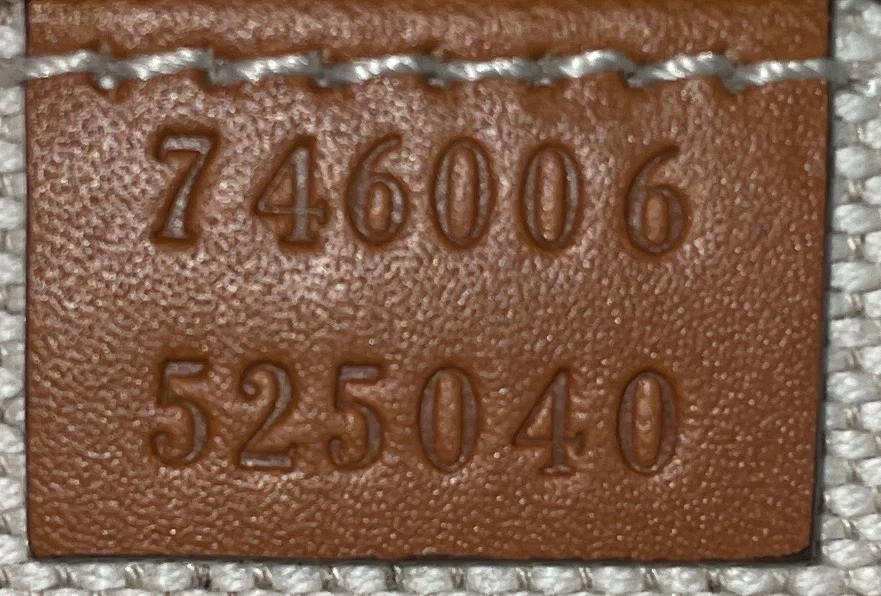 Interlocking G Web Tote Raffia Medium - Image 6