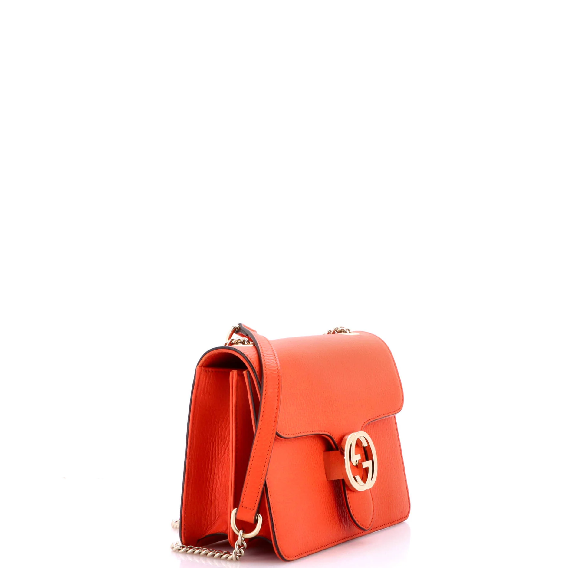 Interlocking Shoulder Bag Leather Small - Image 2