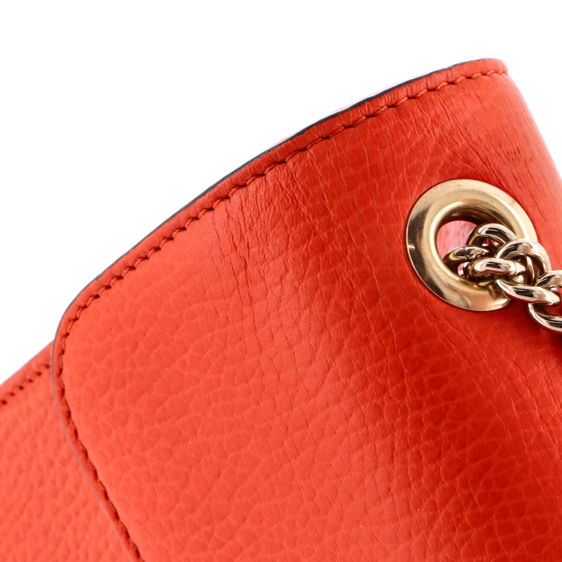 Interlocking Shoulder Bag Leather Small - Image 7