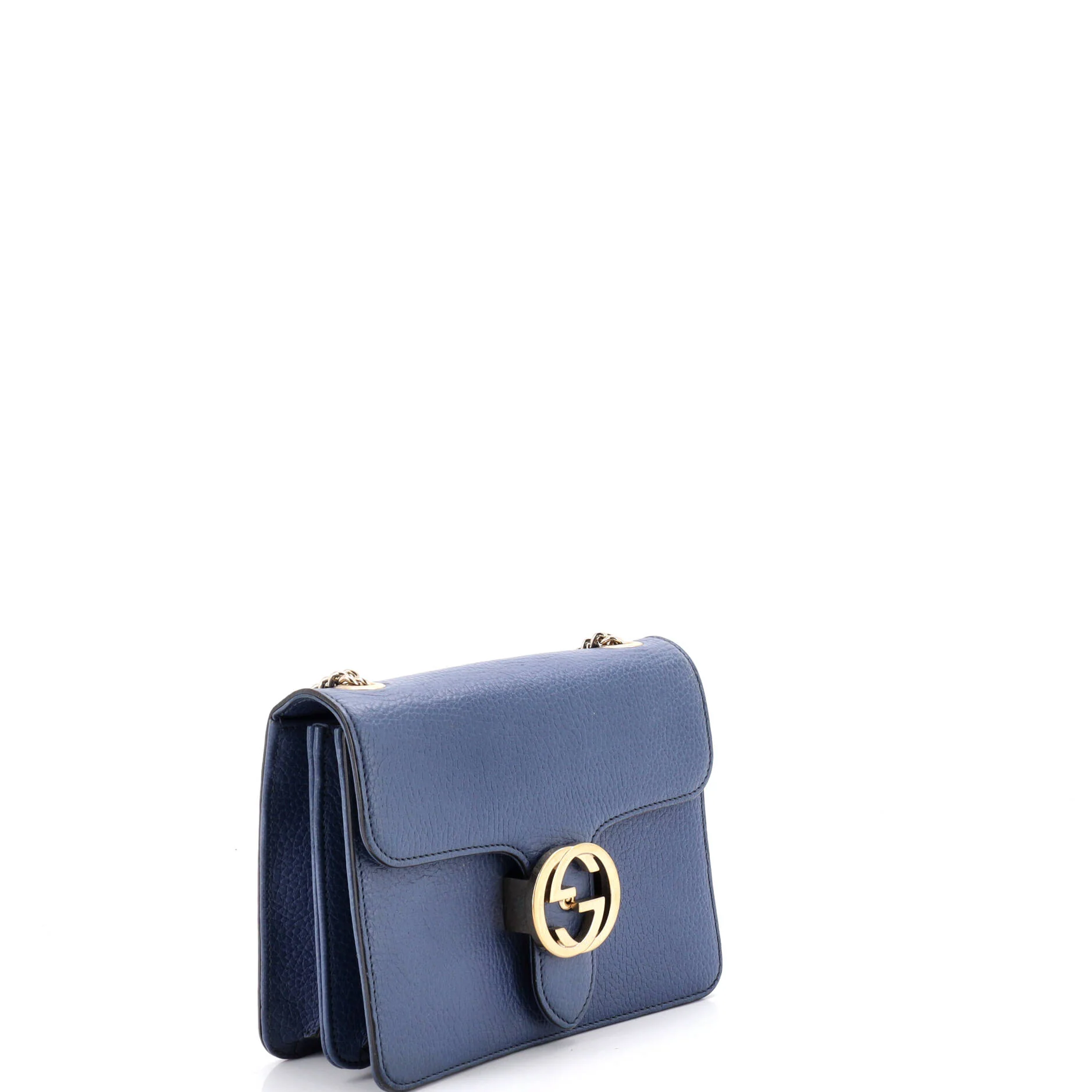 Interlocking Shoulder Bag Leather Small - Image 2