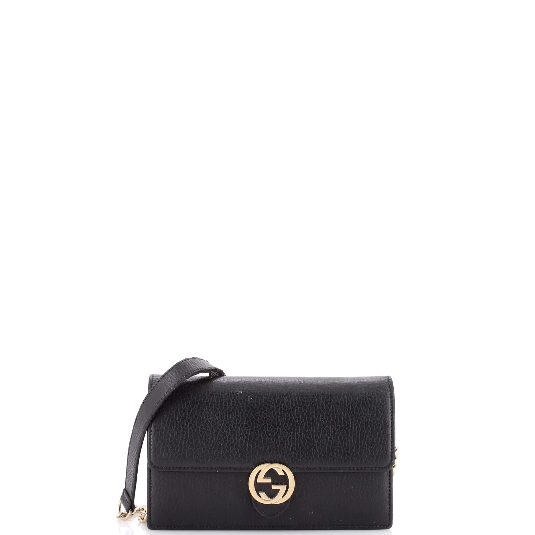 Interlocking Wallet on Chain Leather