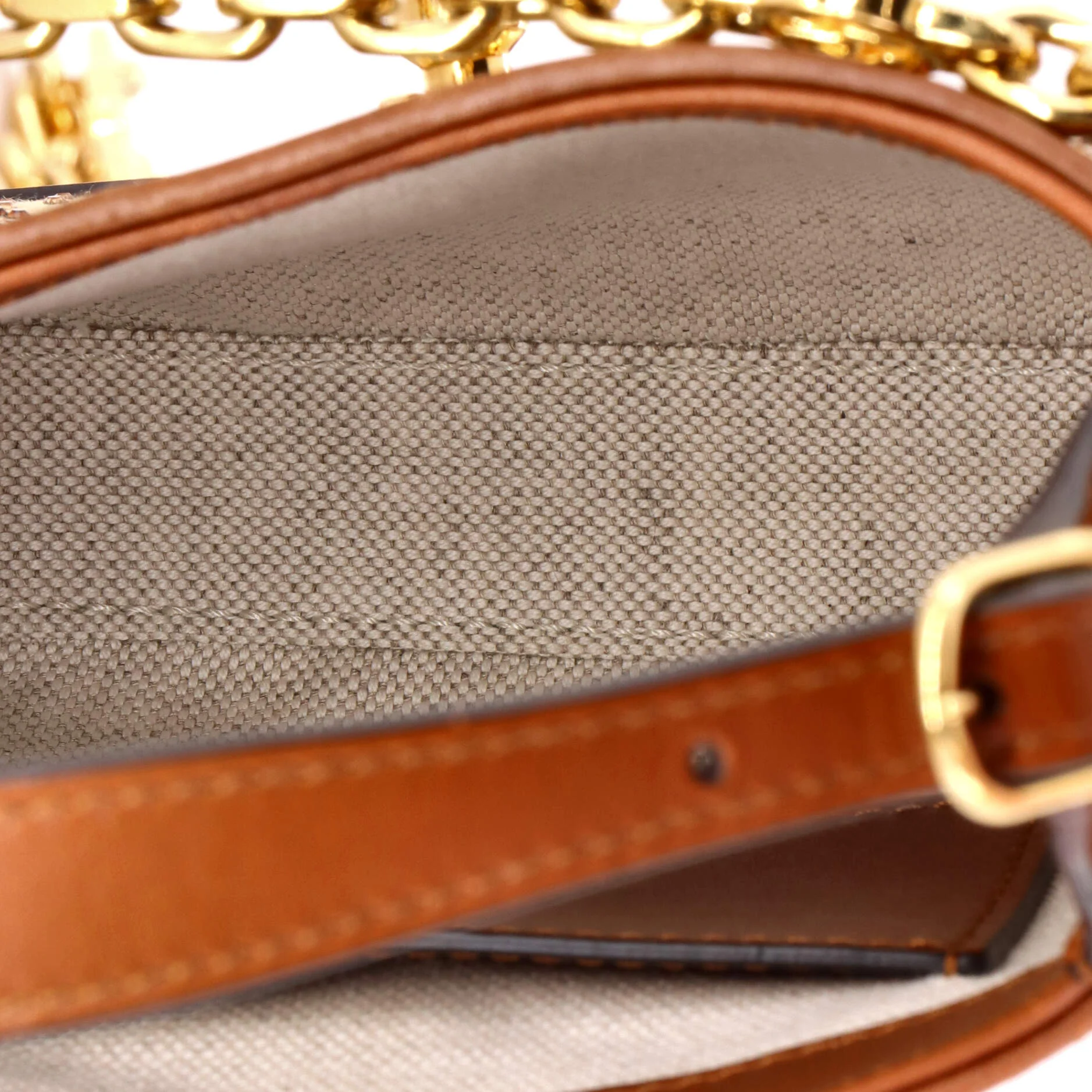 Jackie 1961 Chain Hobo Crystal Embellished GG Canvas Mini - Image 5