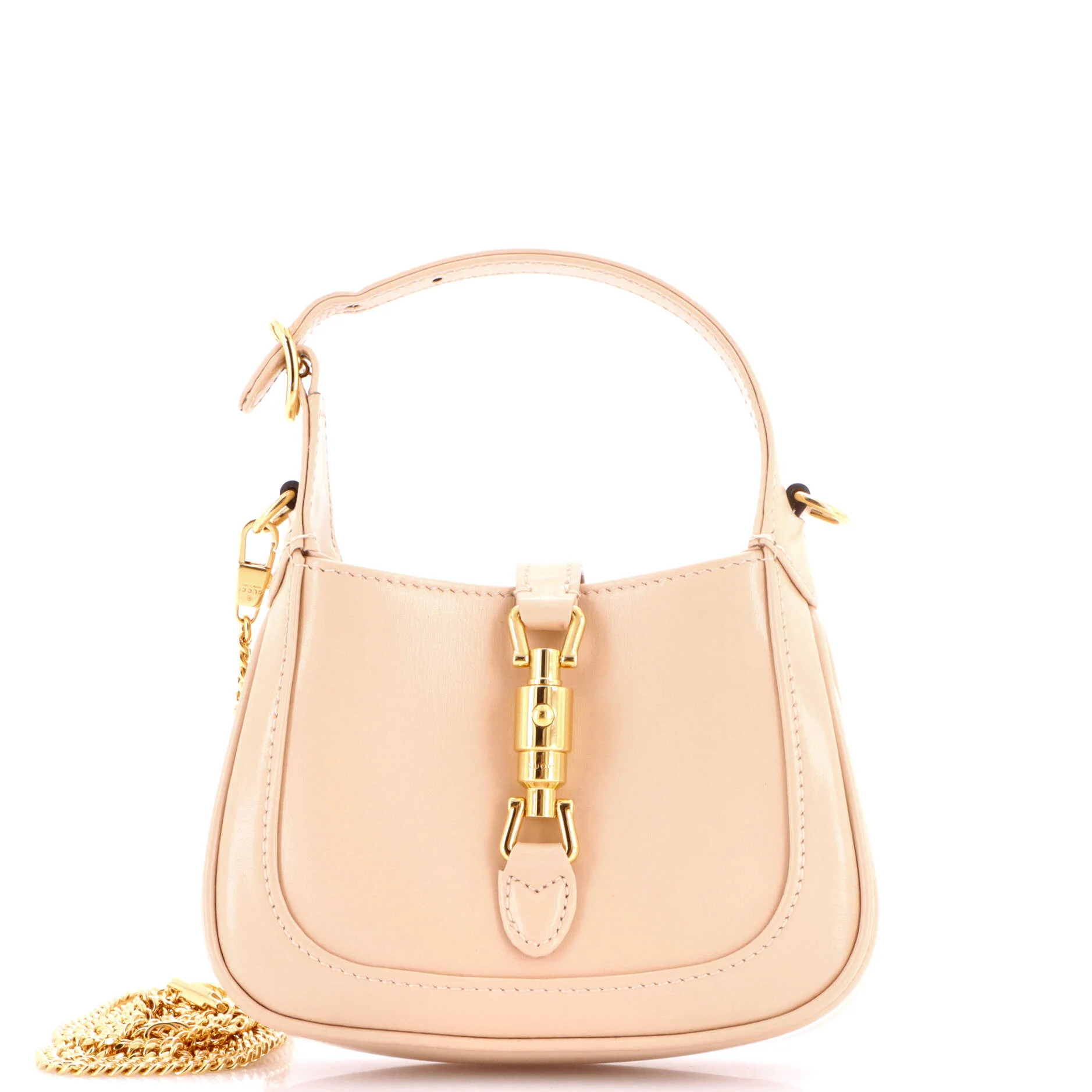 Jackie 1961 Chain Hobo Leather Super Mini