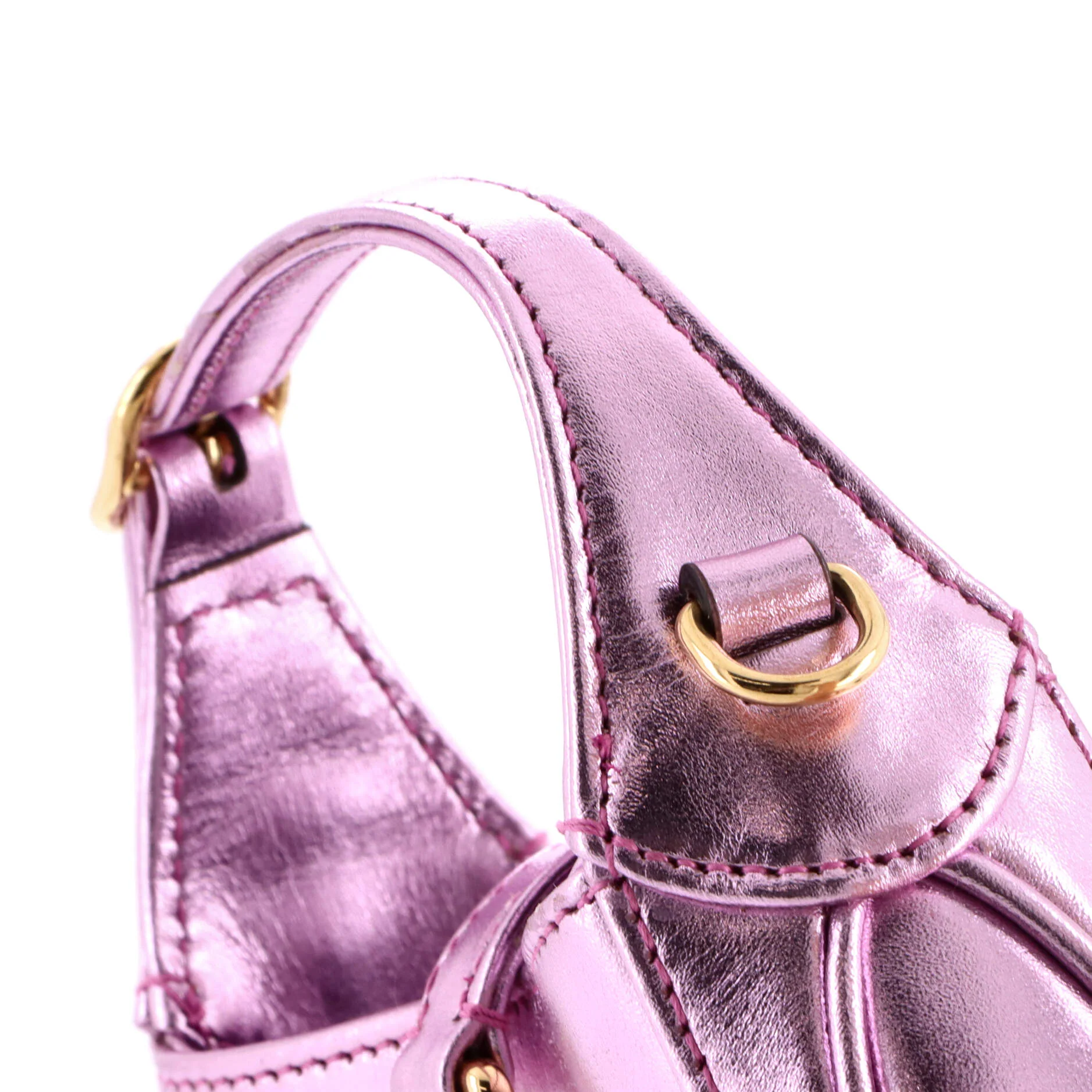 Jackie 1961 Chain Hobo Leather Super Mini - Image 6
