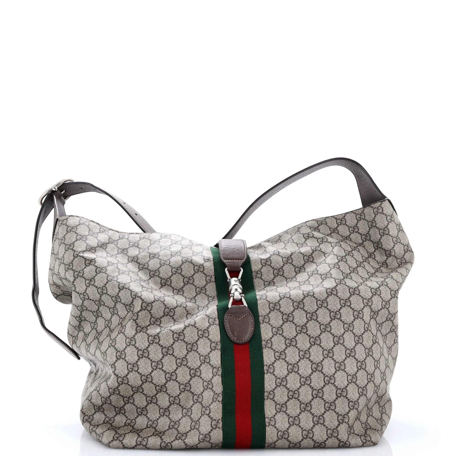 Jackie 1961 Soft Shoulder Bag GG Coated Canvas Medium