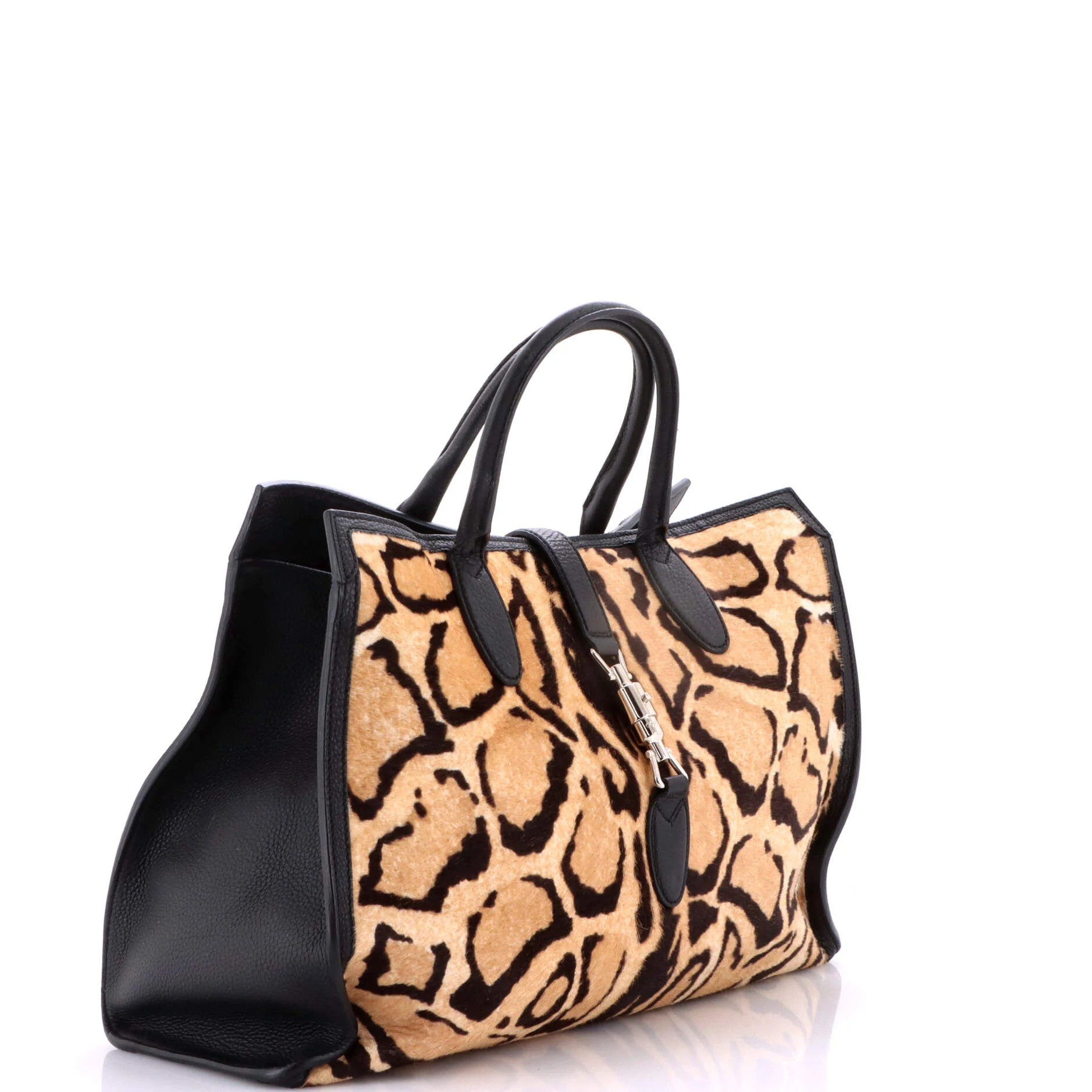 Jackie Soft Tote Printed Calf Hair Large - Image 2