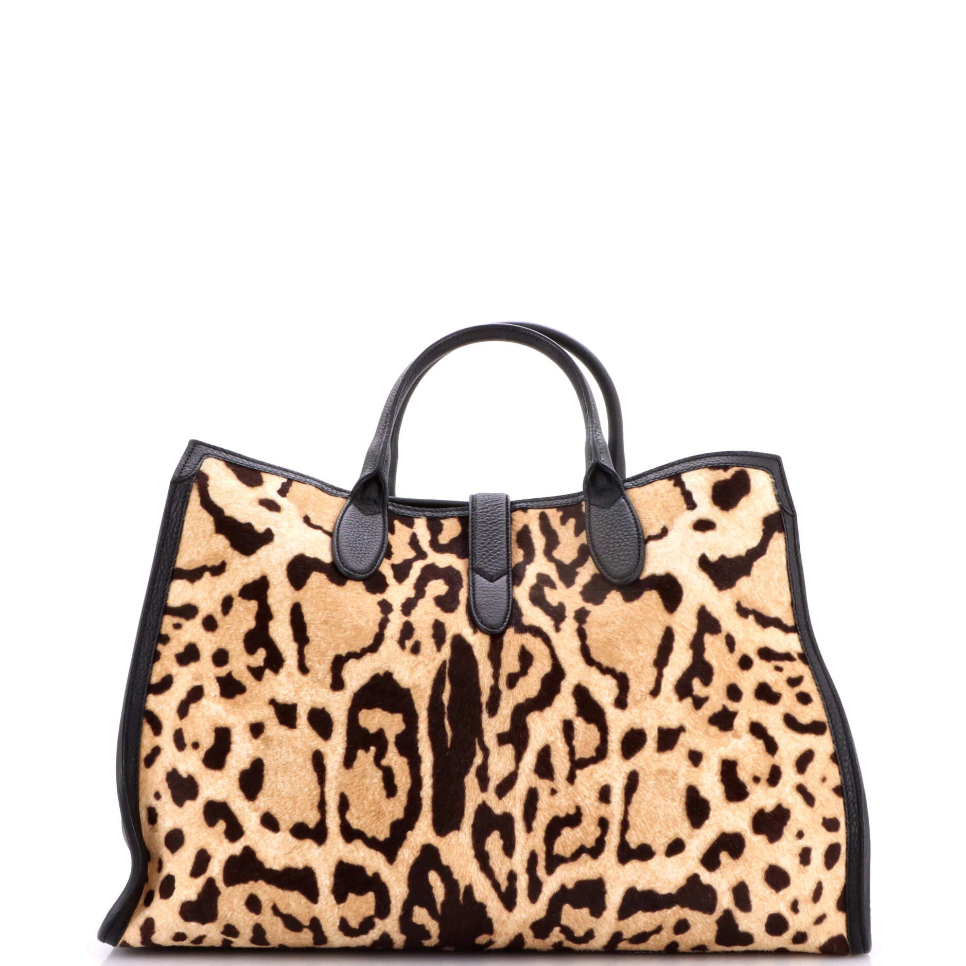 Jackie Soft Tote Printed Calf Hair Large - Image 3